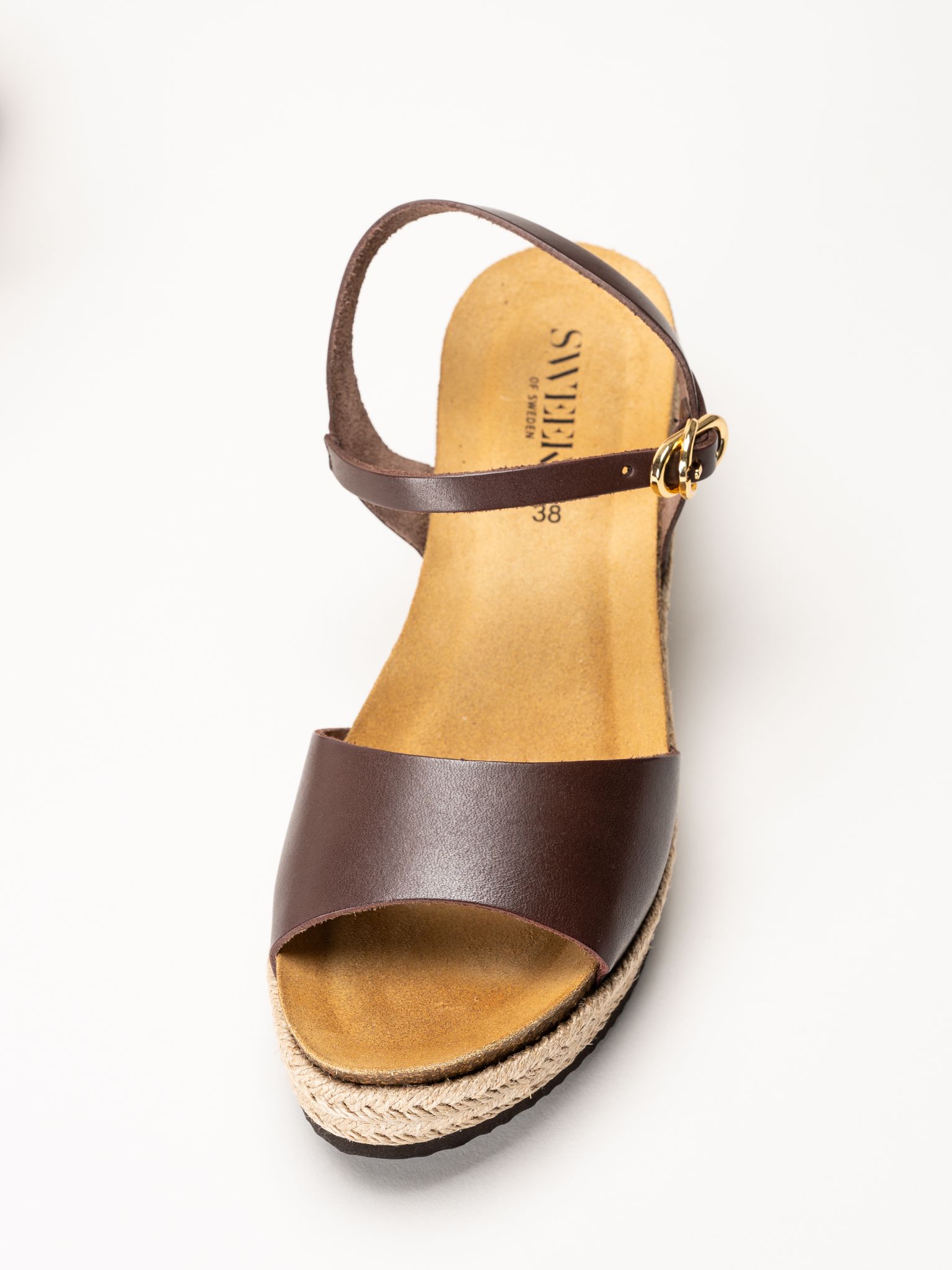 Sweeks - Elise - Mörkbruna espadrillos