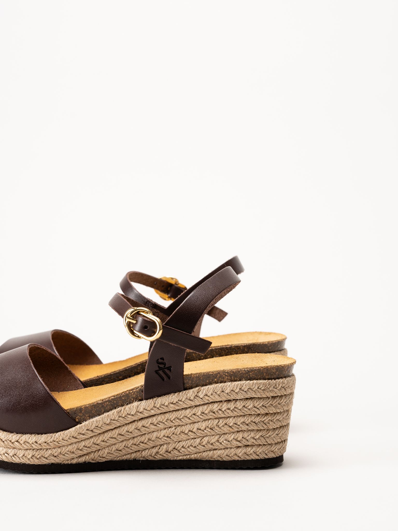Sweeks - Elise - Mörkbruna espadrillos