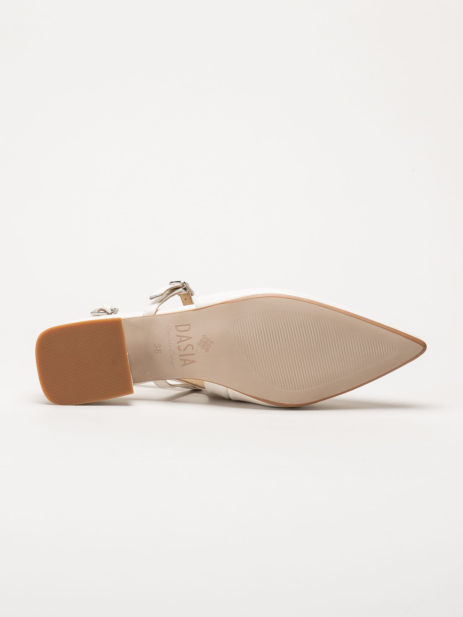 Dasia - Serotina - Offwhite slingback pumps