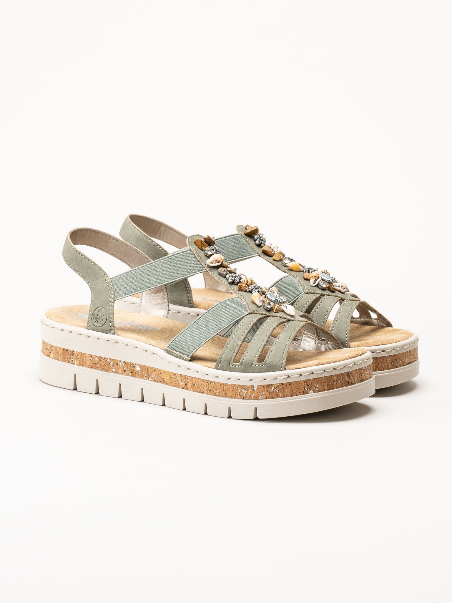 Rieker - Gröna sandaler