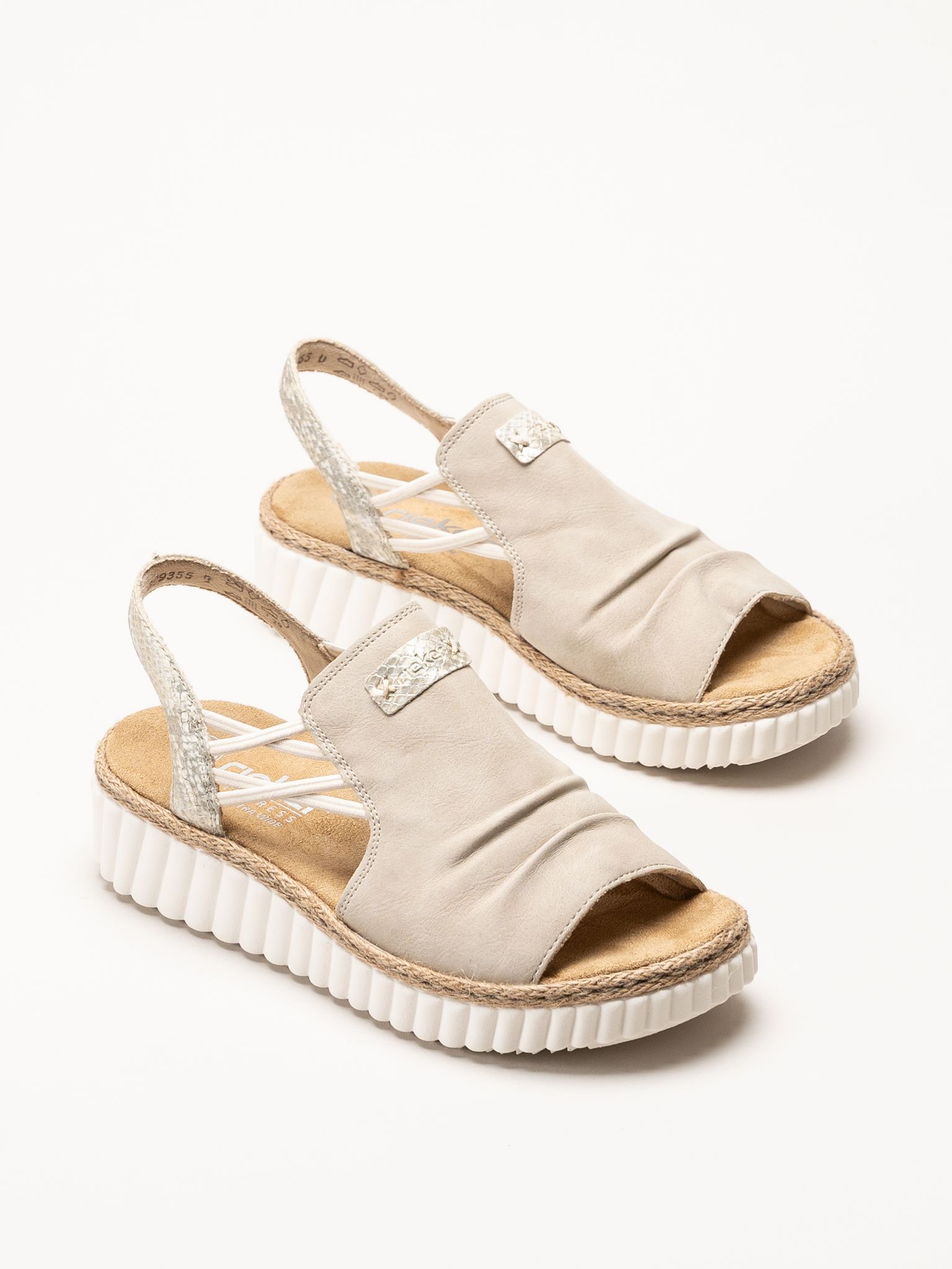 Rieker - Beige sandaler