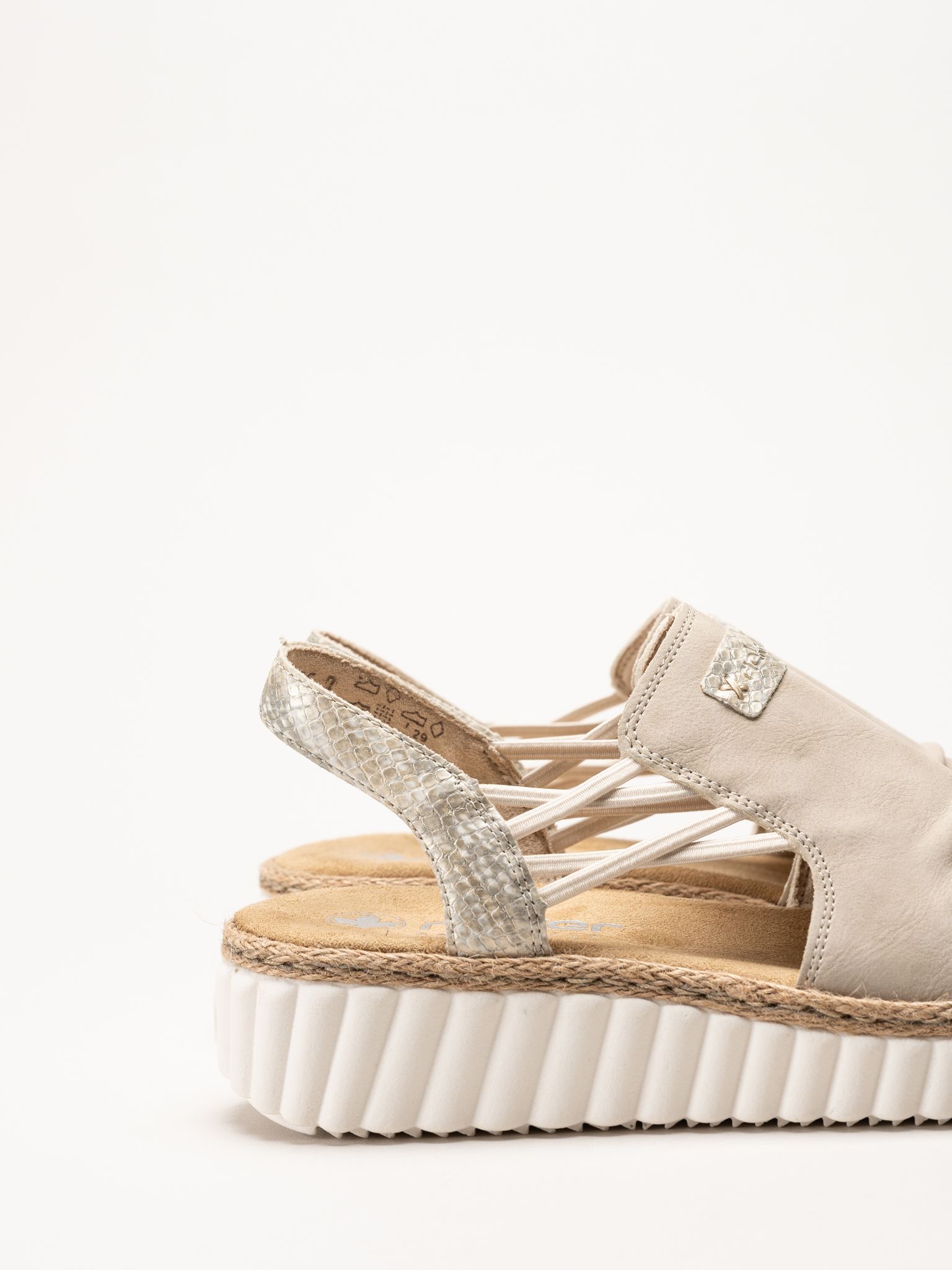 Rieker - Beige sandaler