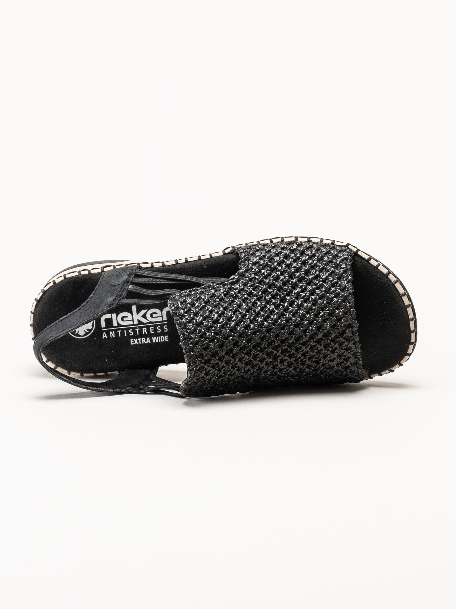 Rieker - Svarta sandaler