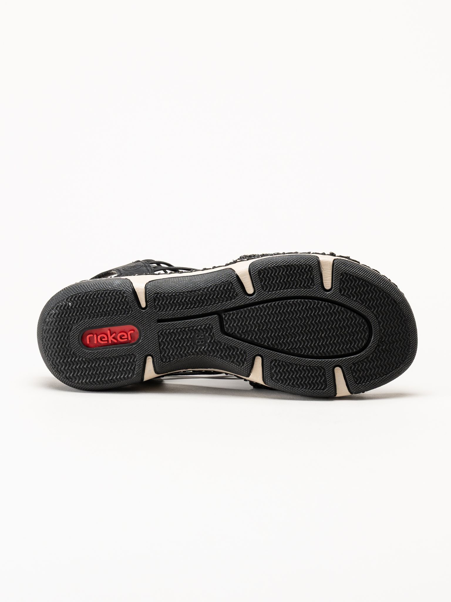 Rieker - Svarta sandaler