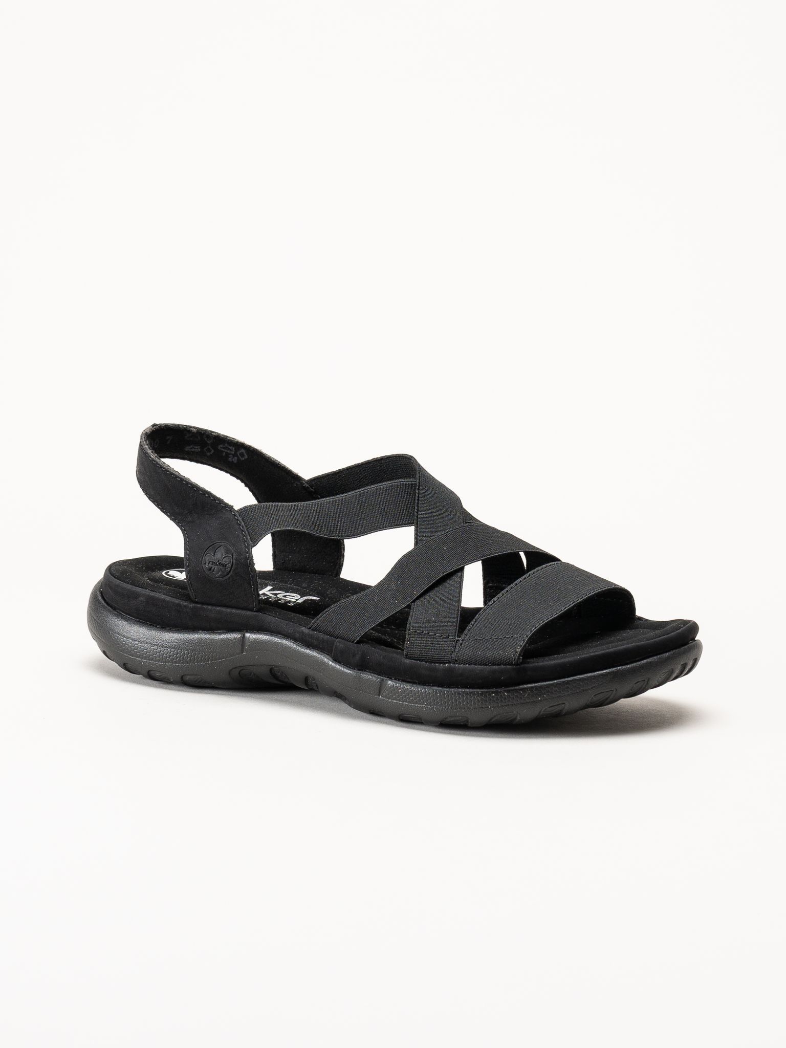 Rieker - Svarta sandaler