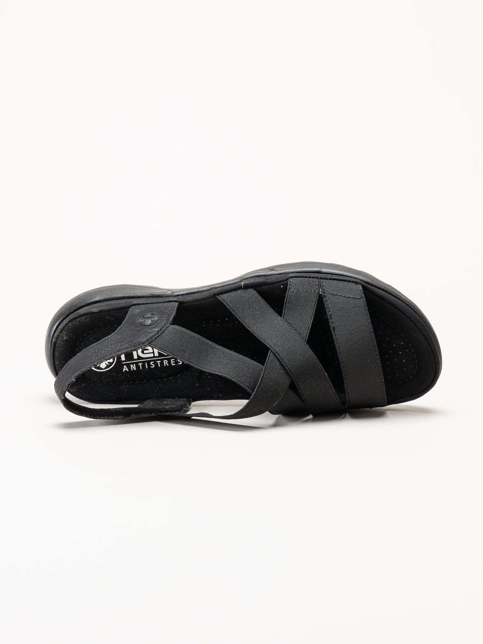 Rieker - Svarta sandaler