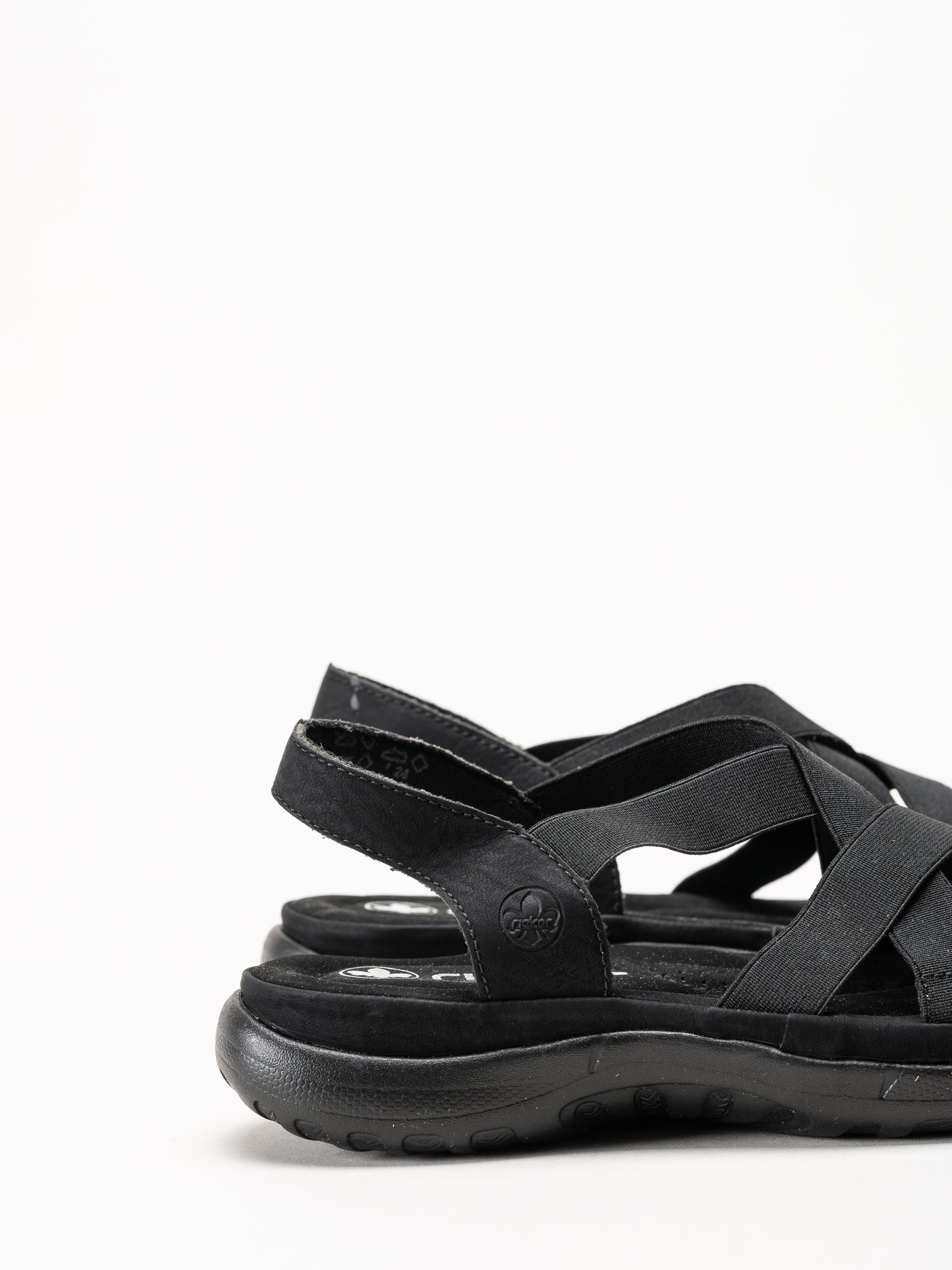 Rieker - Svarta sandaler