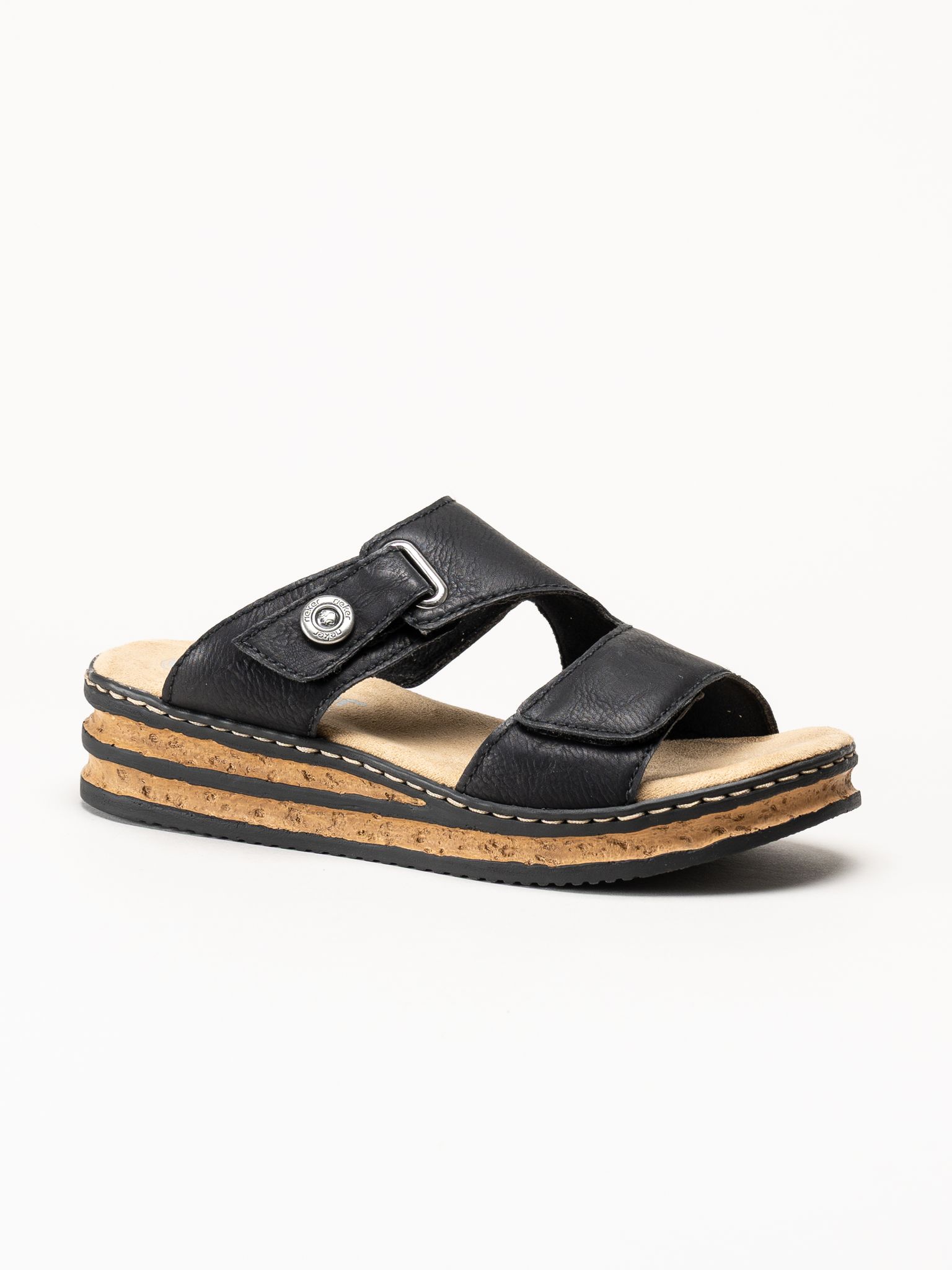 Rieker - Svarta sandaler