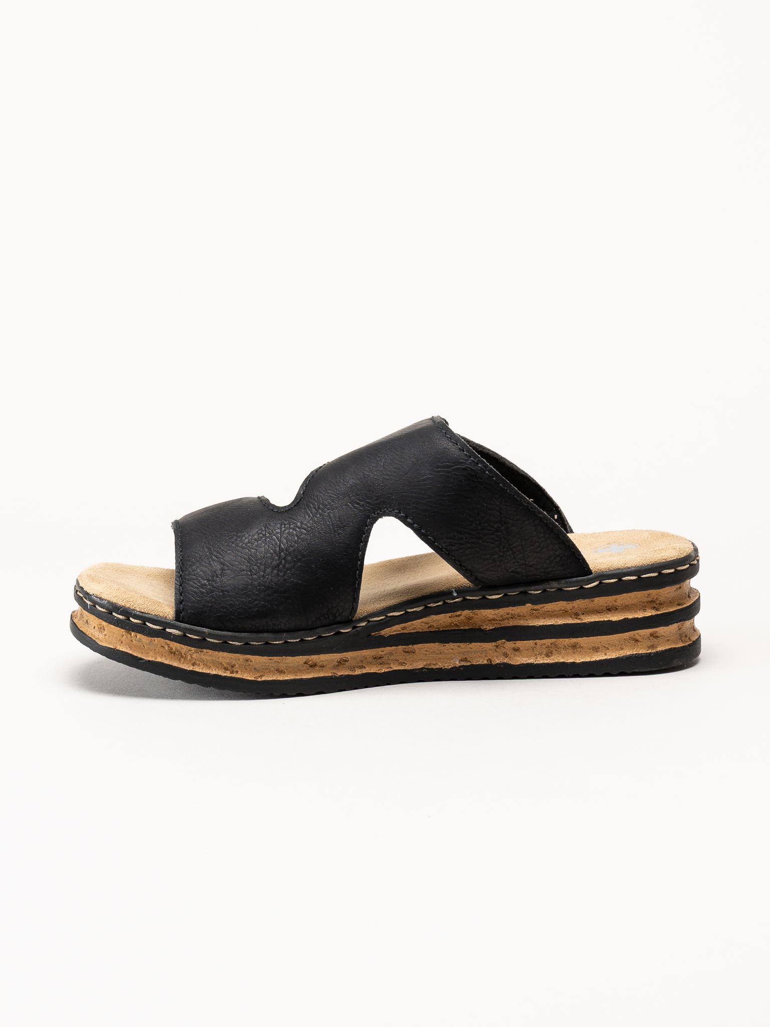 Rieker - Svarta sandaler