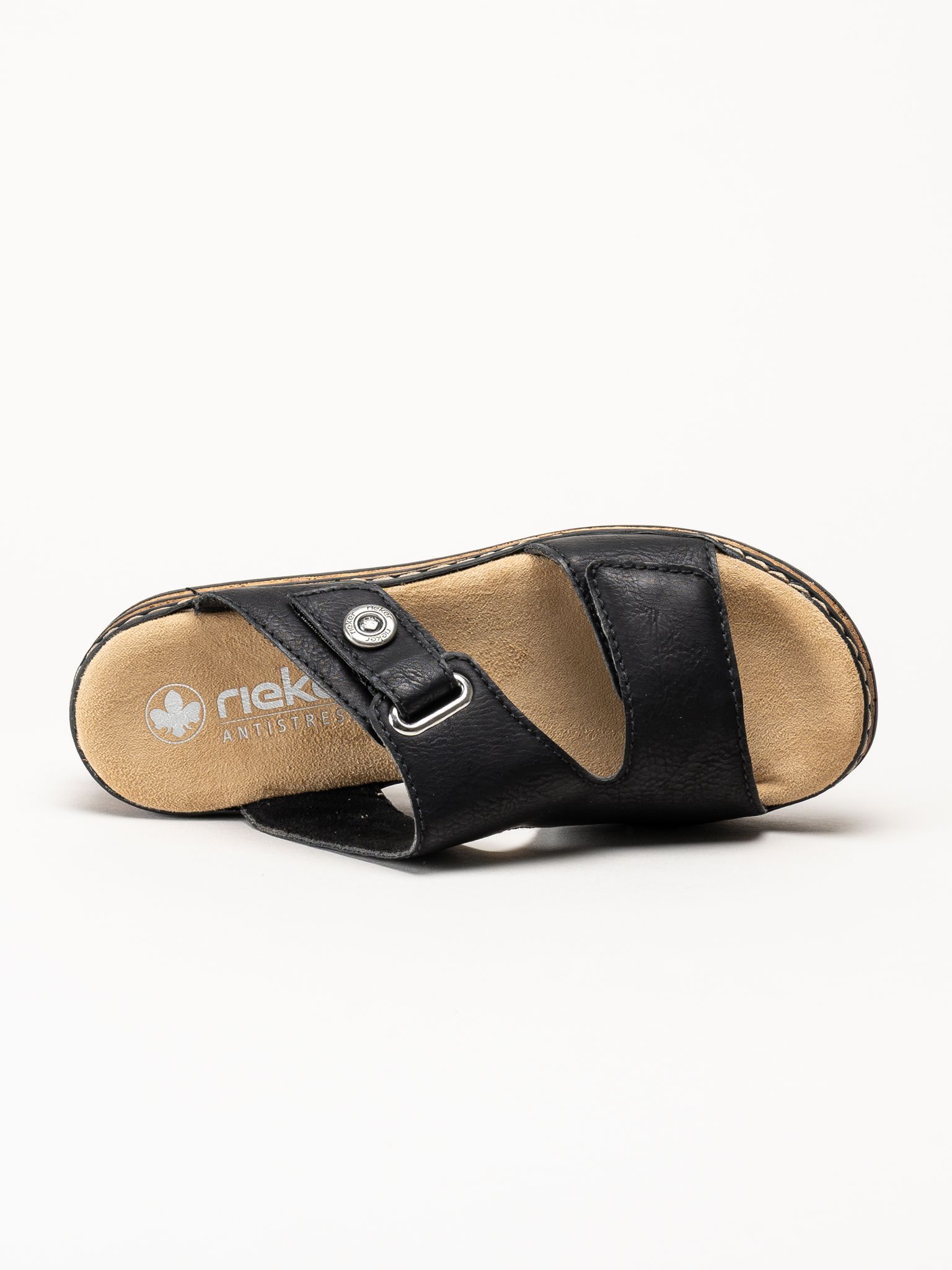 Rieker - Svarta sandaler