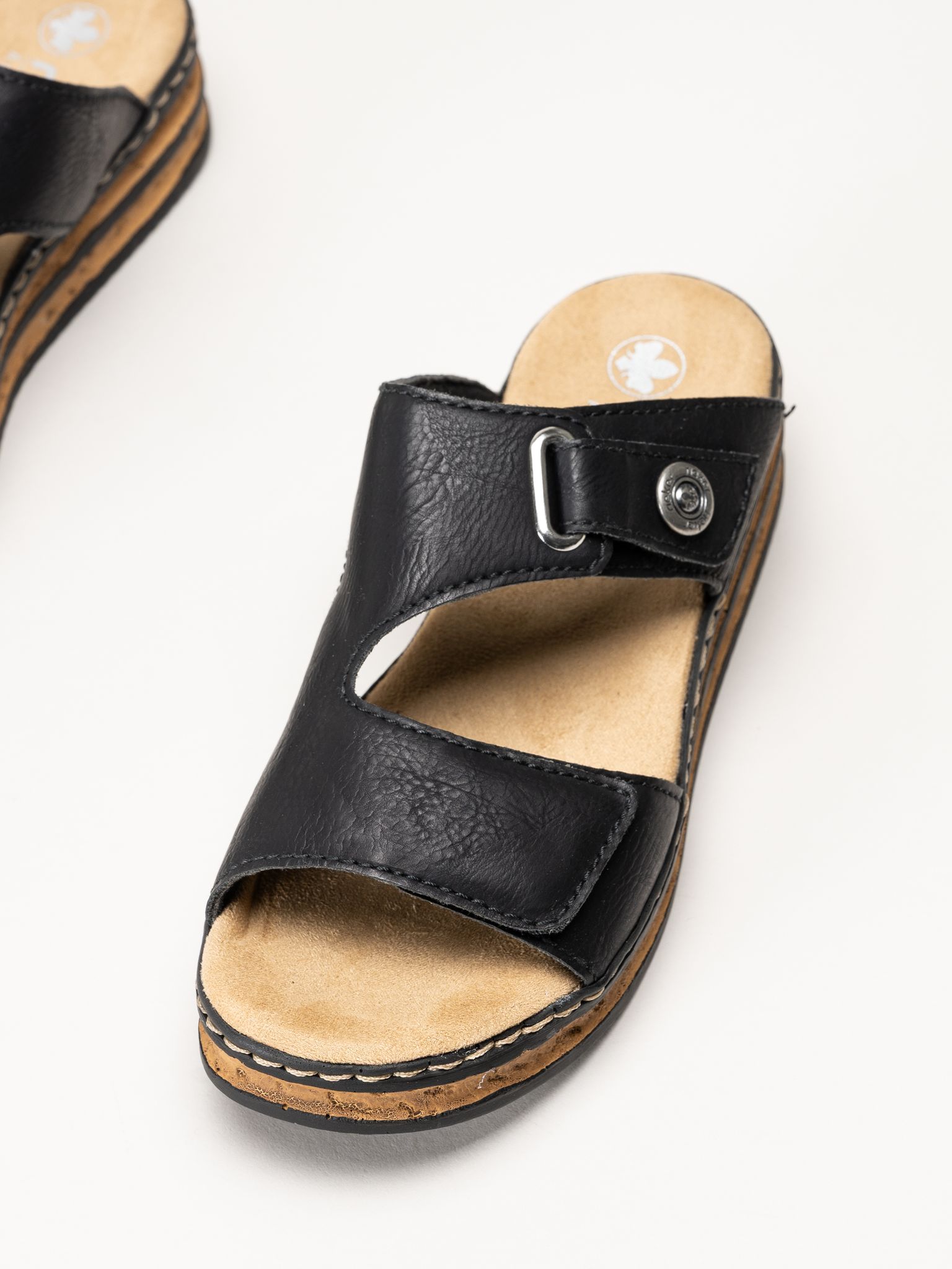 Rieker - Svarta sandaler