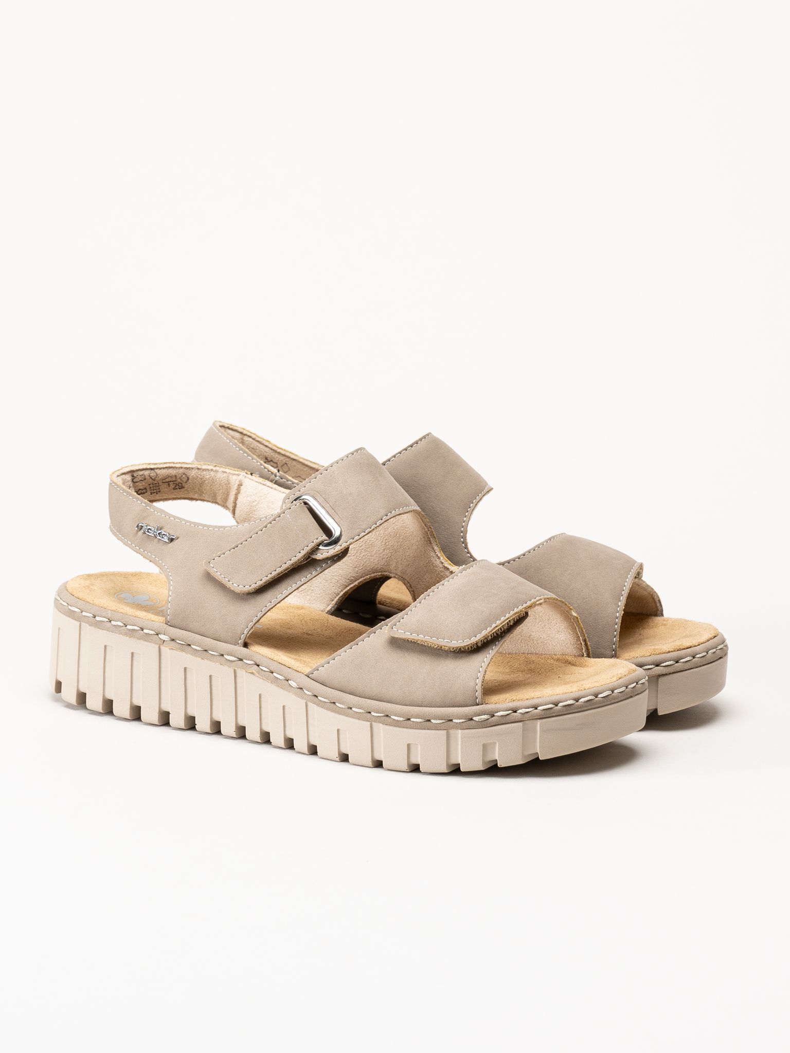 Rieker - Beige sandaler