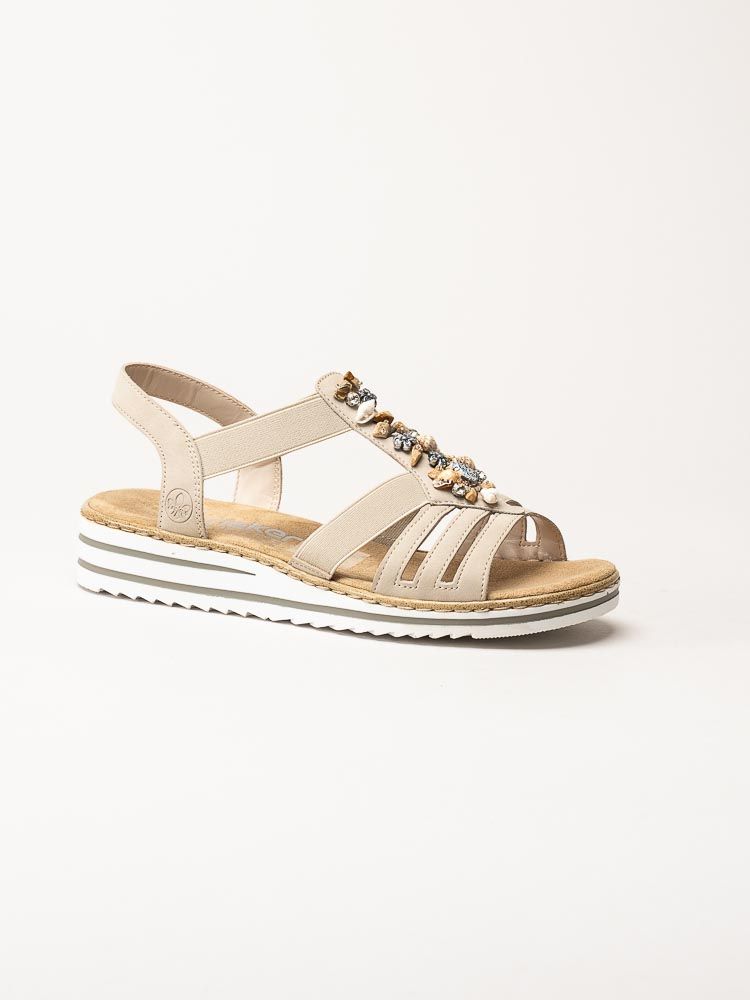 Rieker - Beige sandaletter