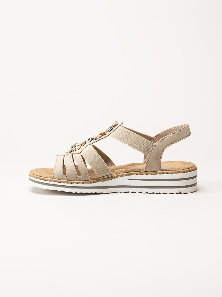 Rieker - Beige sandaletter