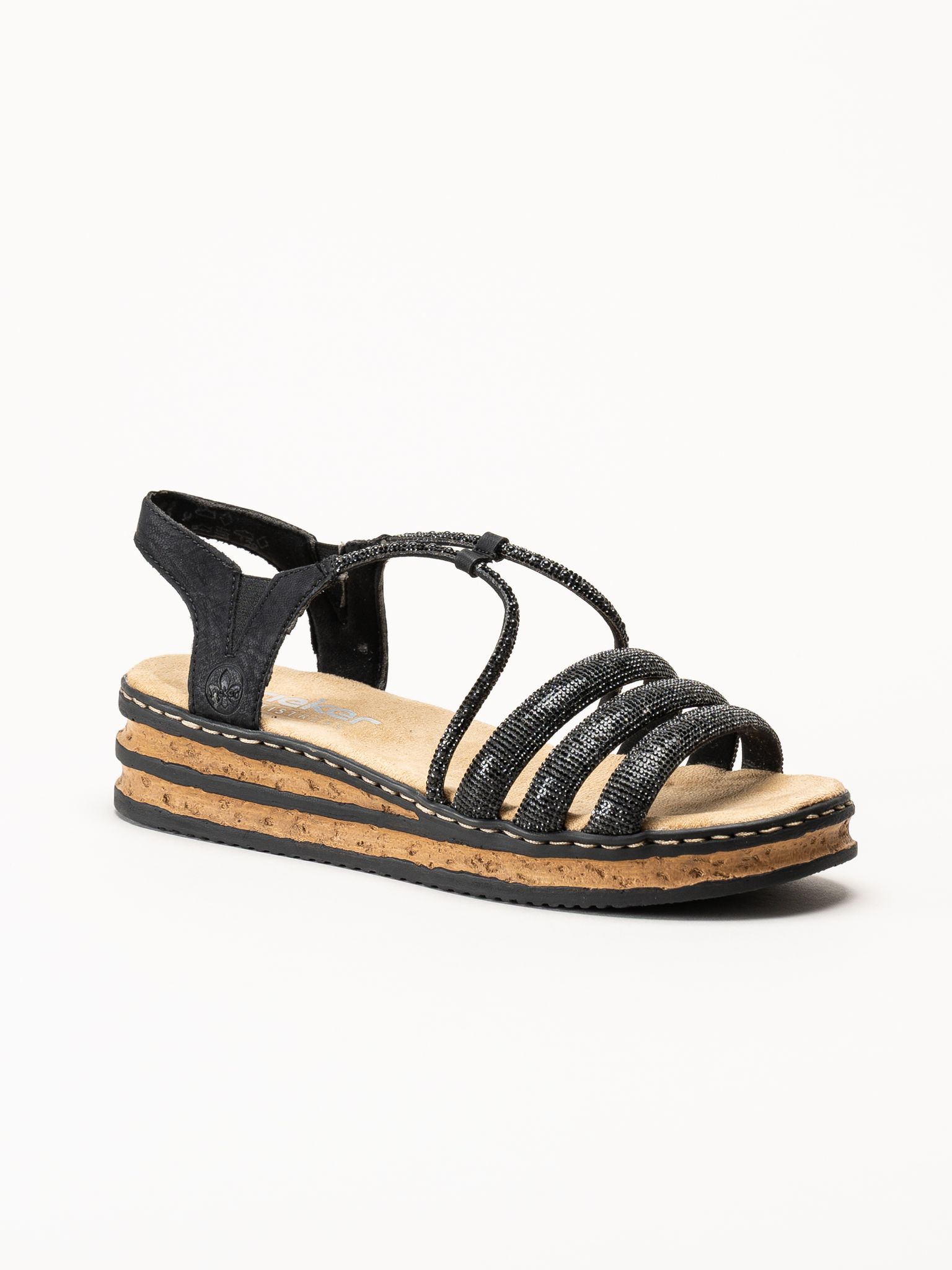 Rieker - Svarta sandaletter