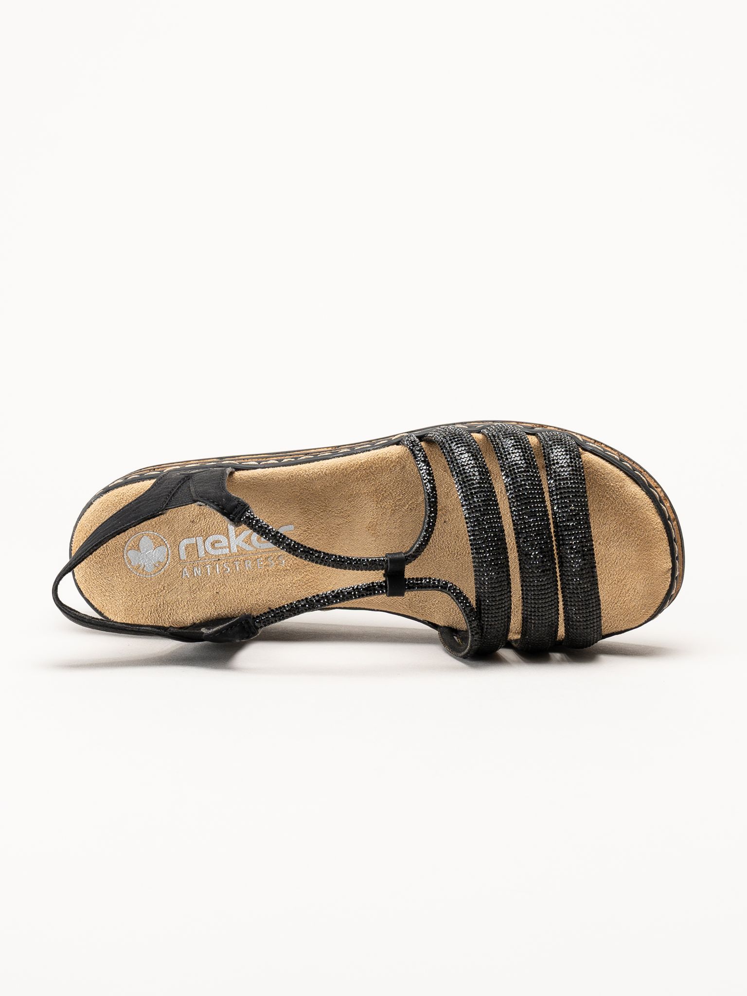 Rieker - Svarta sandaletter