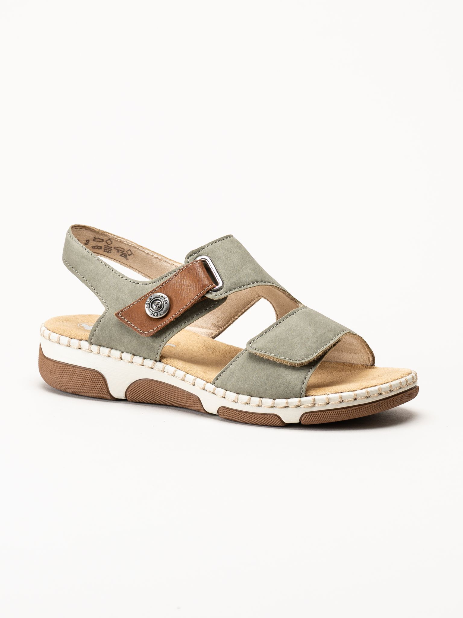Rieker - Gröna sandaletter