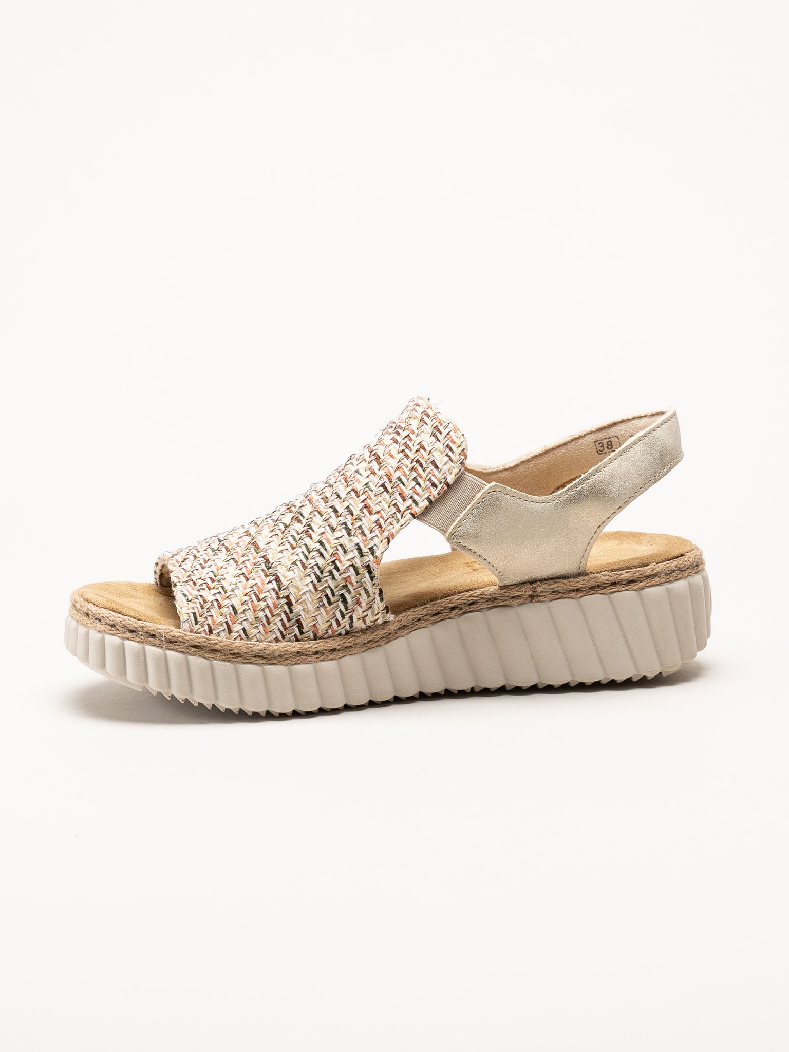 Rieker - Beige sandaletter