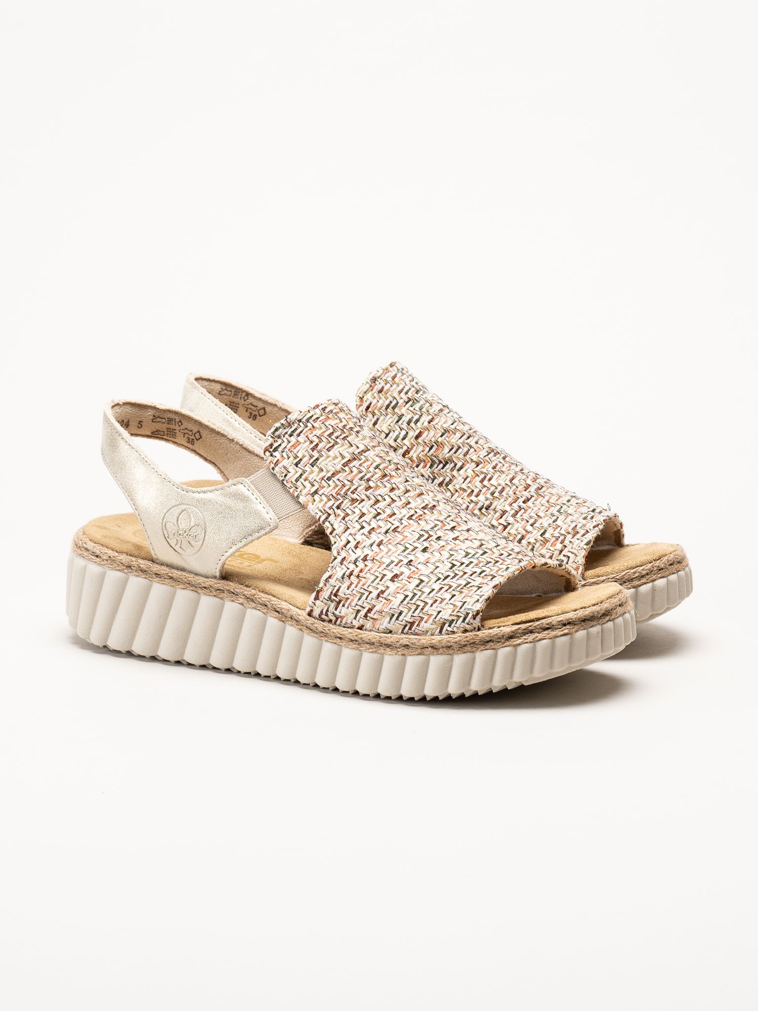 Rieker - Beige sandaletter