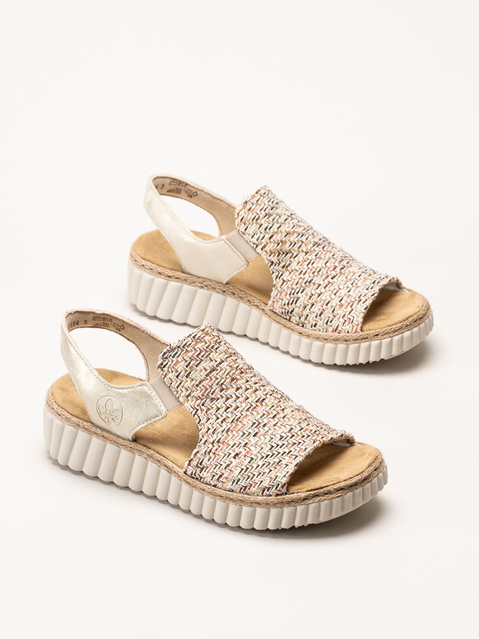 Rieker - Beige sandaletter