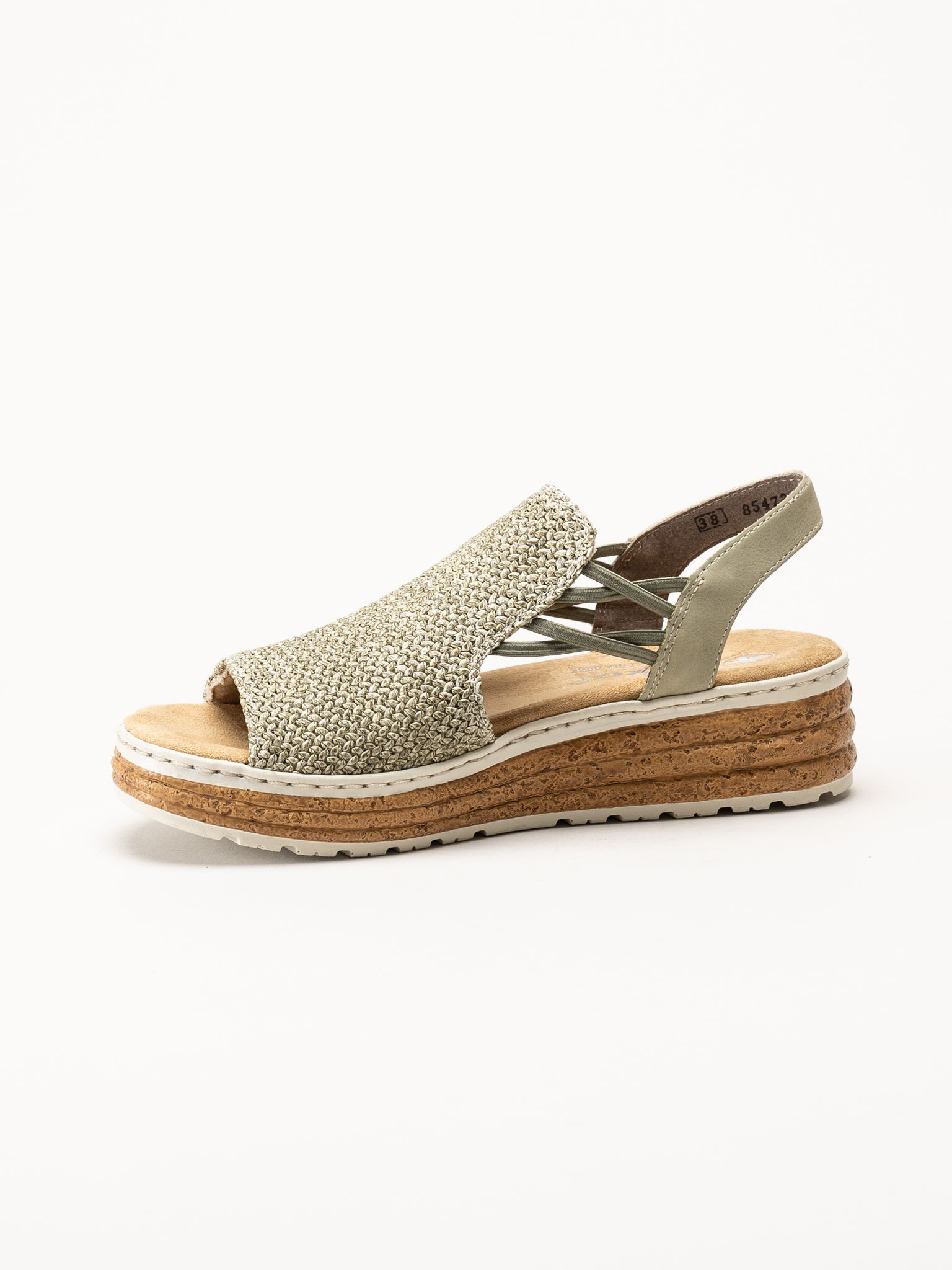 Rieker - Gröna sandaletter