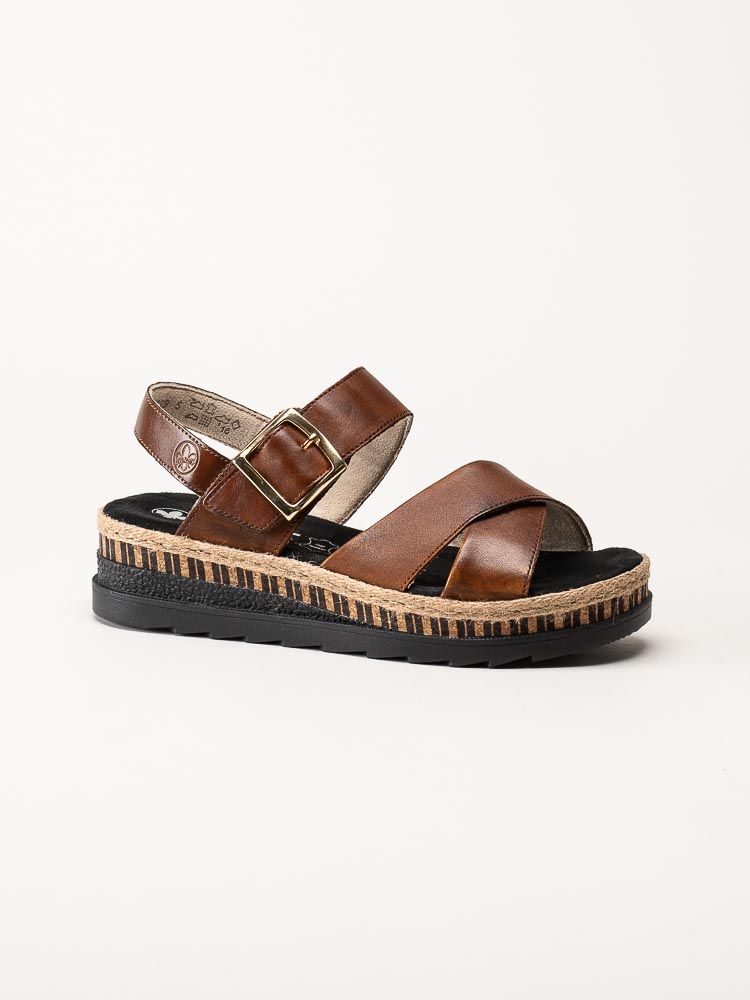 Rieker - Bruna platåsandaler