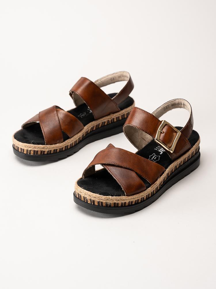 Rieker - Bruna platåsandaler