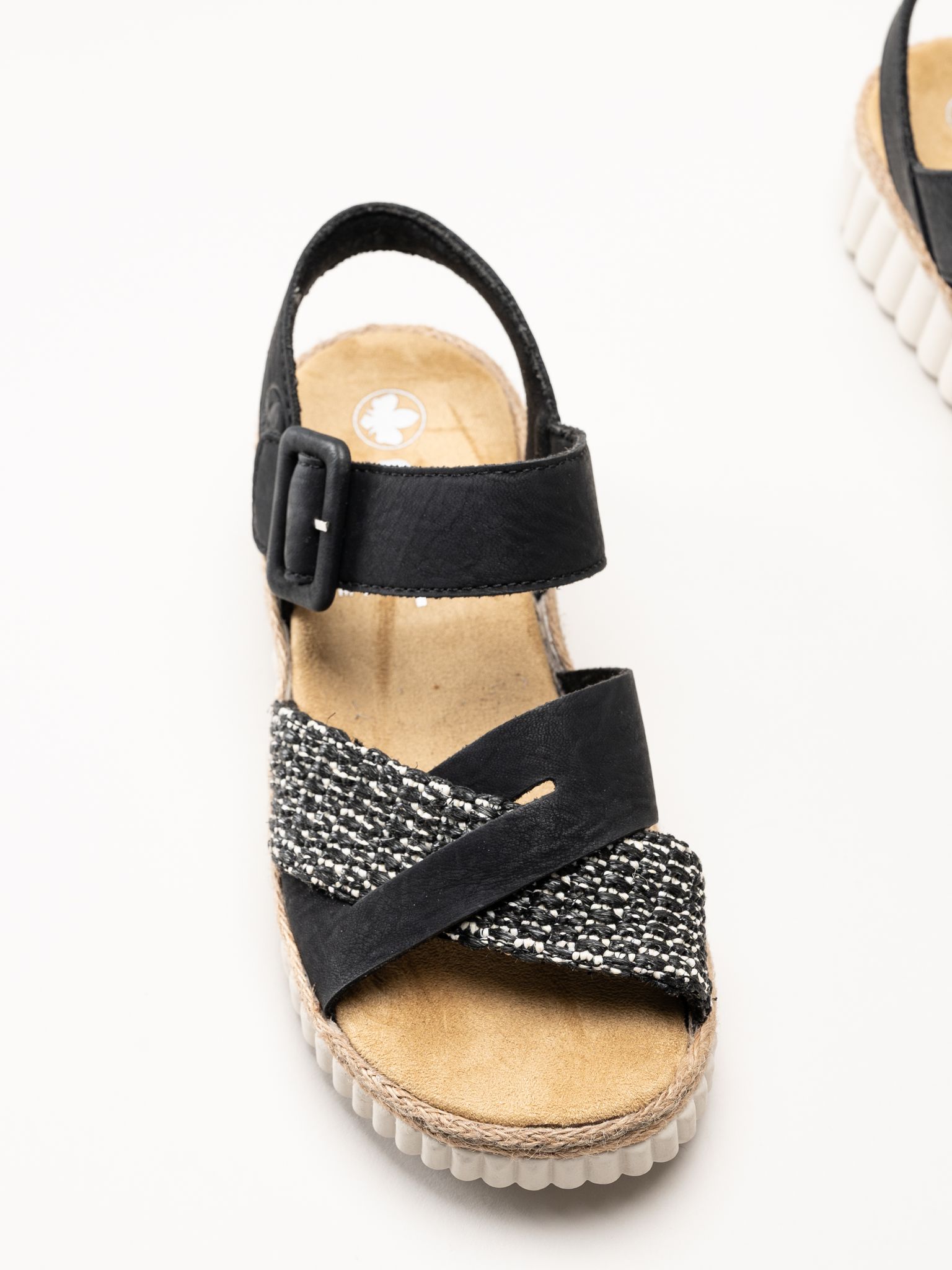 Rieker - Svarta sandaletter