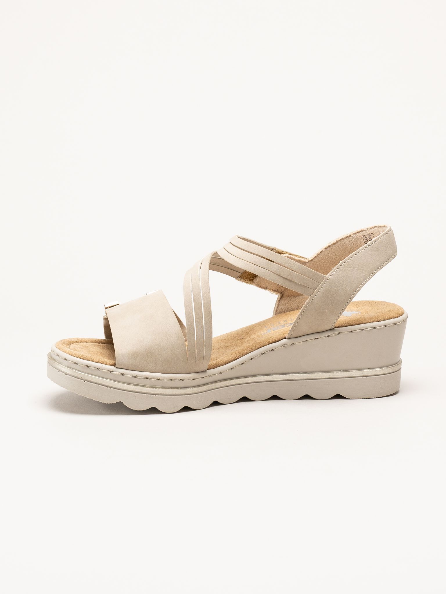 Rieker - Beige sandaletter