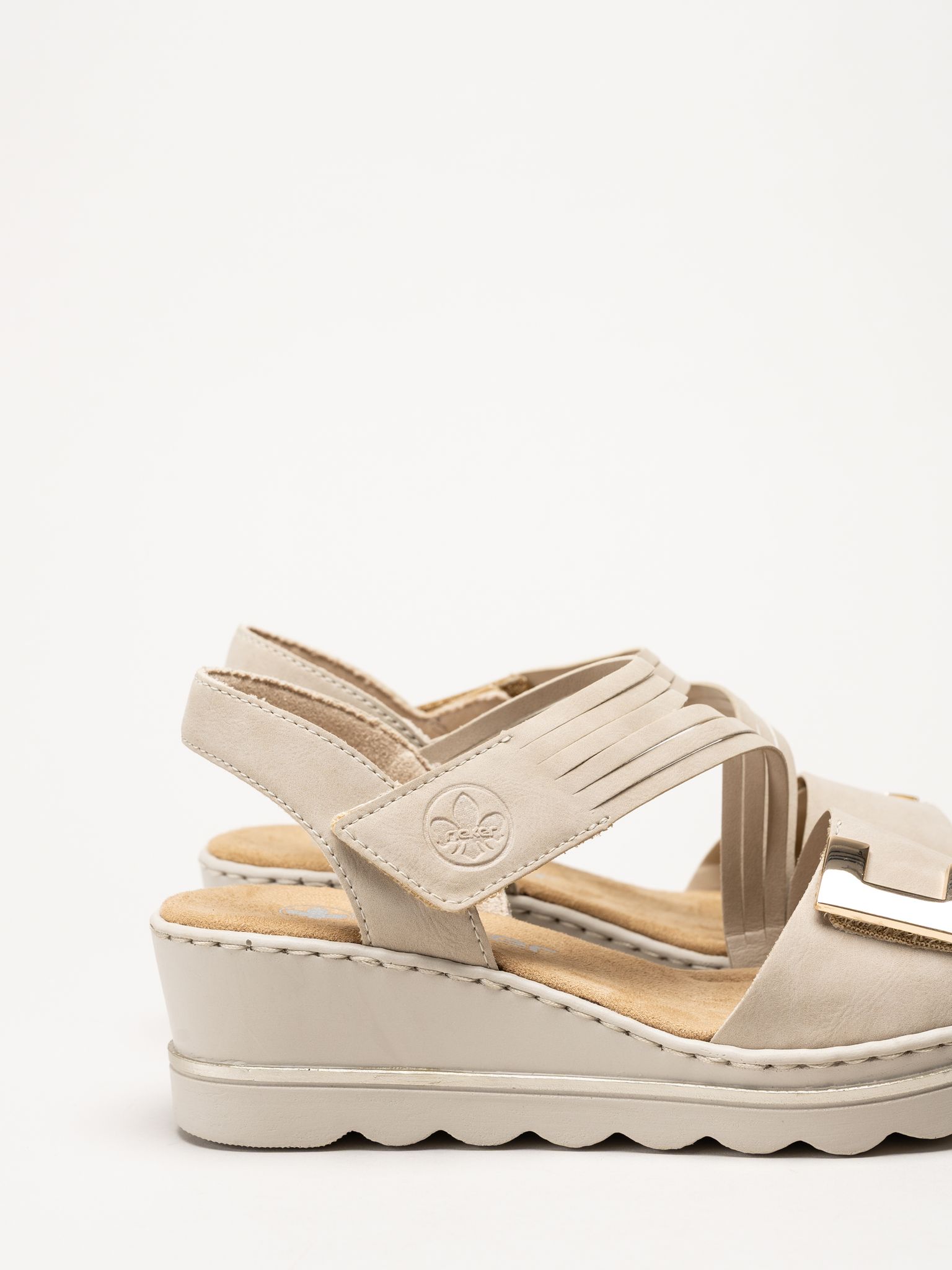 Rieker - Beige sandaletter