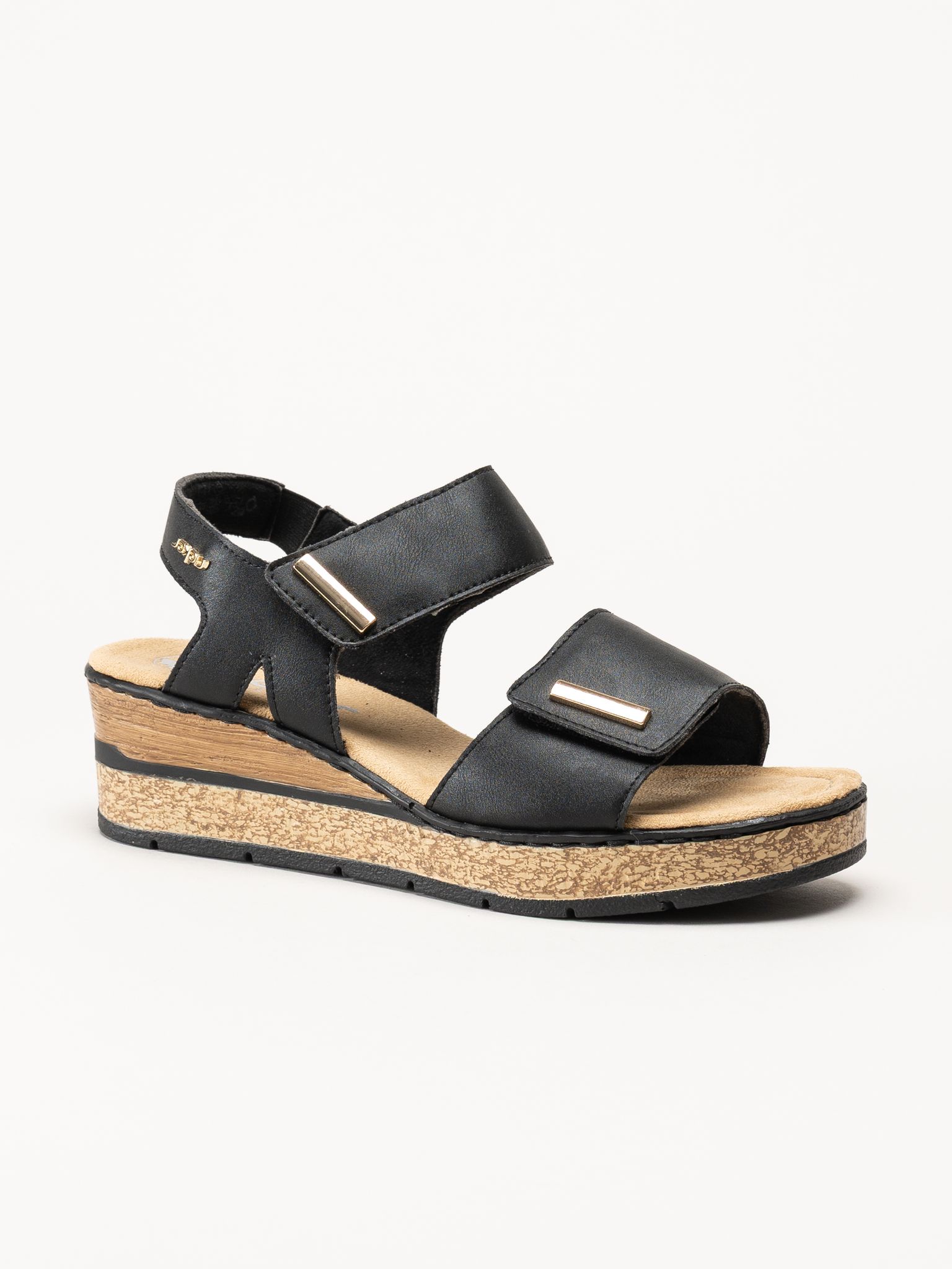 Rieker - Svarta sandaletter