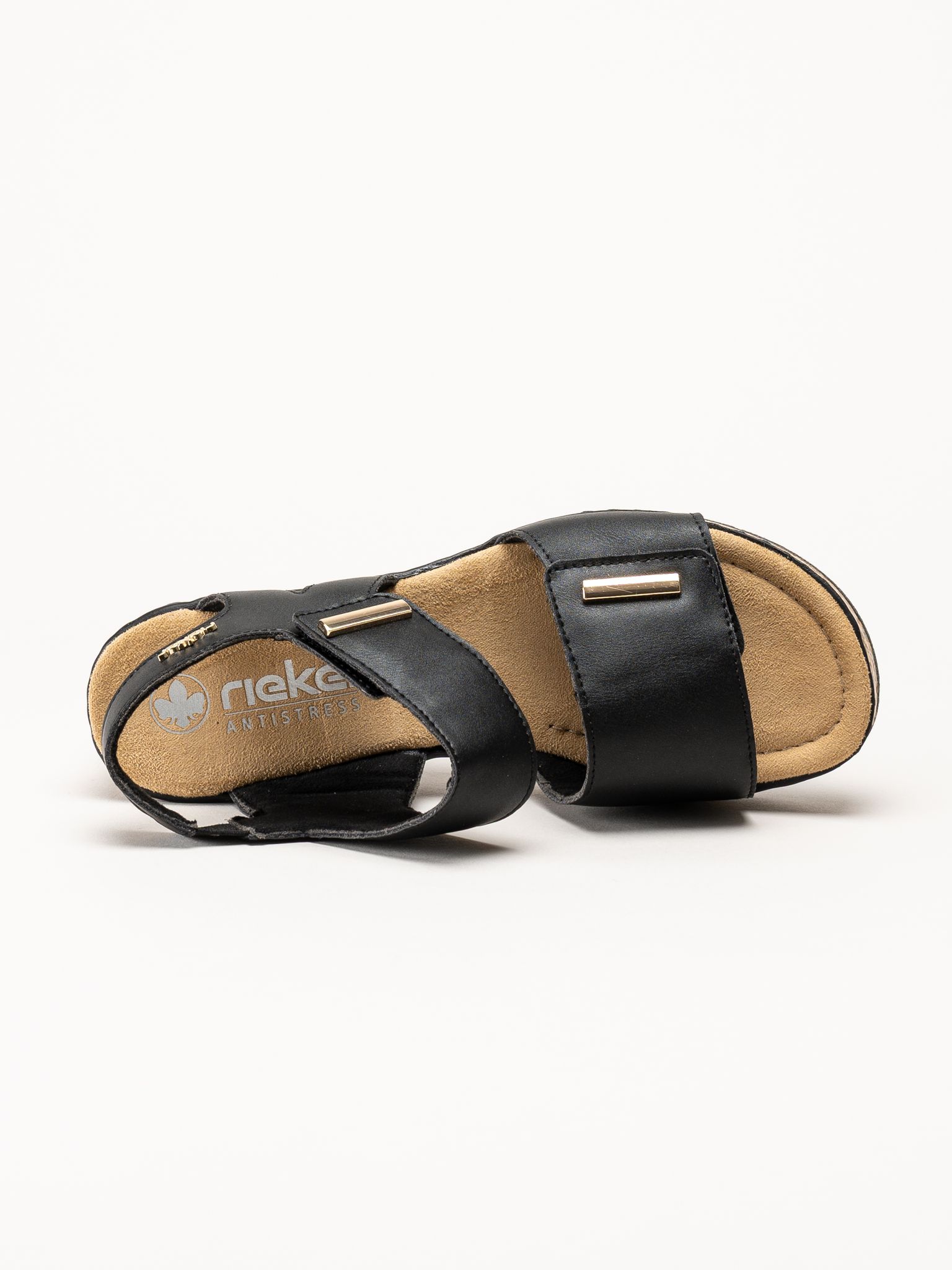 Rieker - Svarta sandaletter