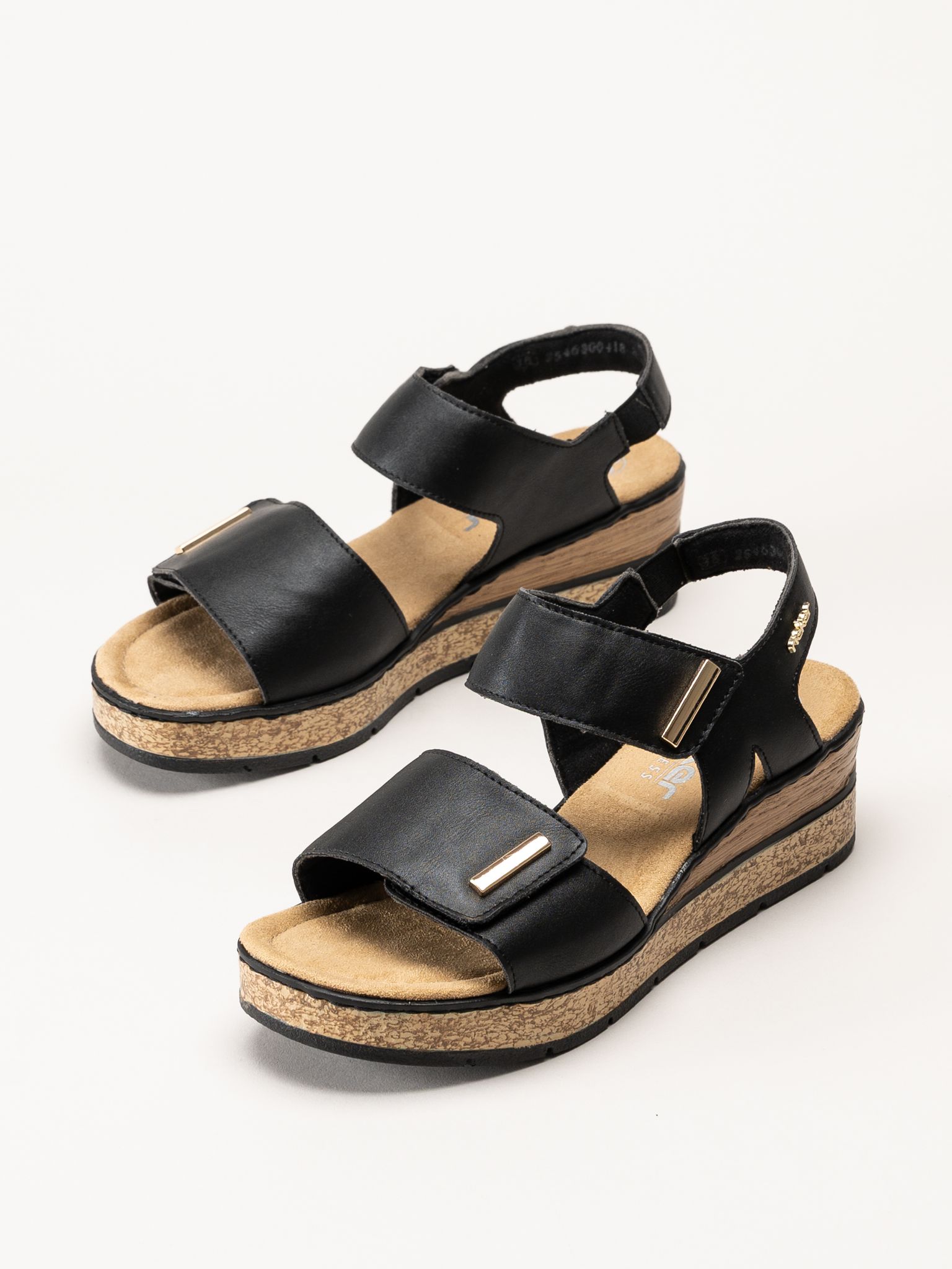 Rieker - Svarta sandaletter