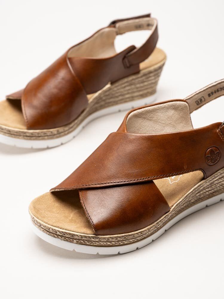 Rieker - Bruna kilklackade sandaletter