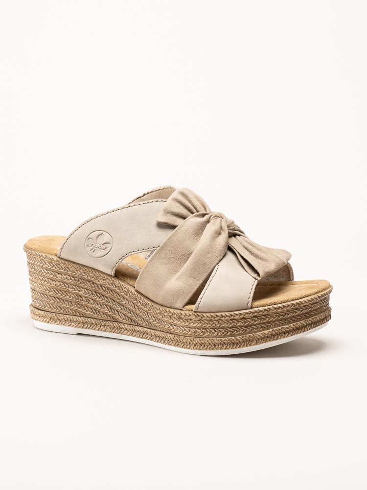 Rieker - Beige sandaletter