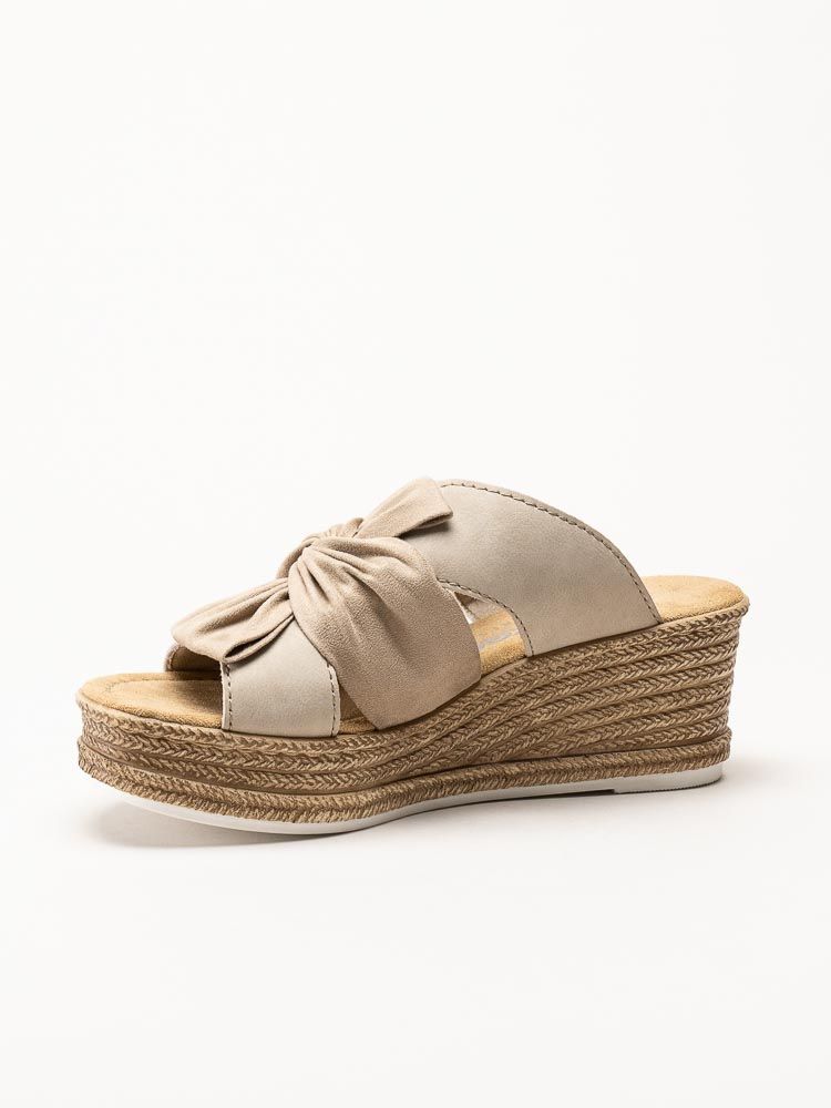 Rieker - Beige sandaletter