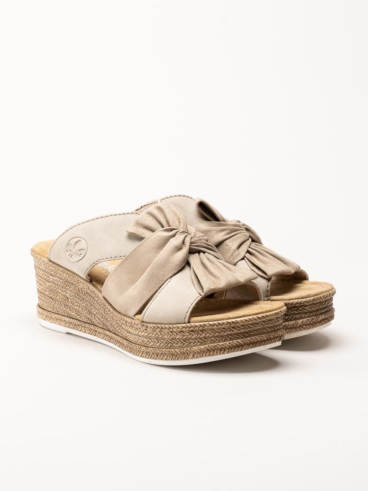 Rieker - Beige sandaletter