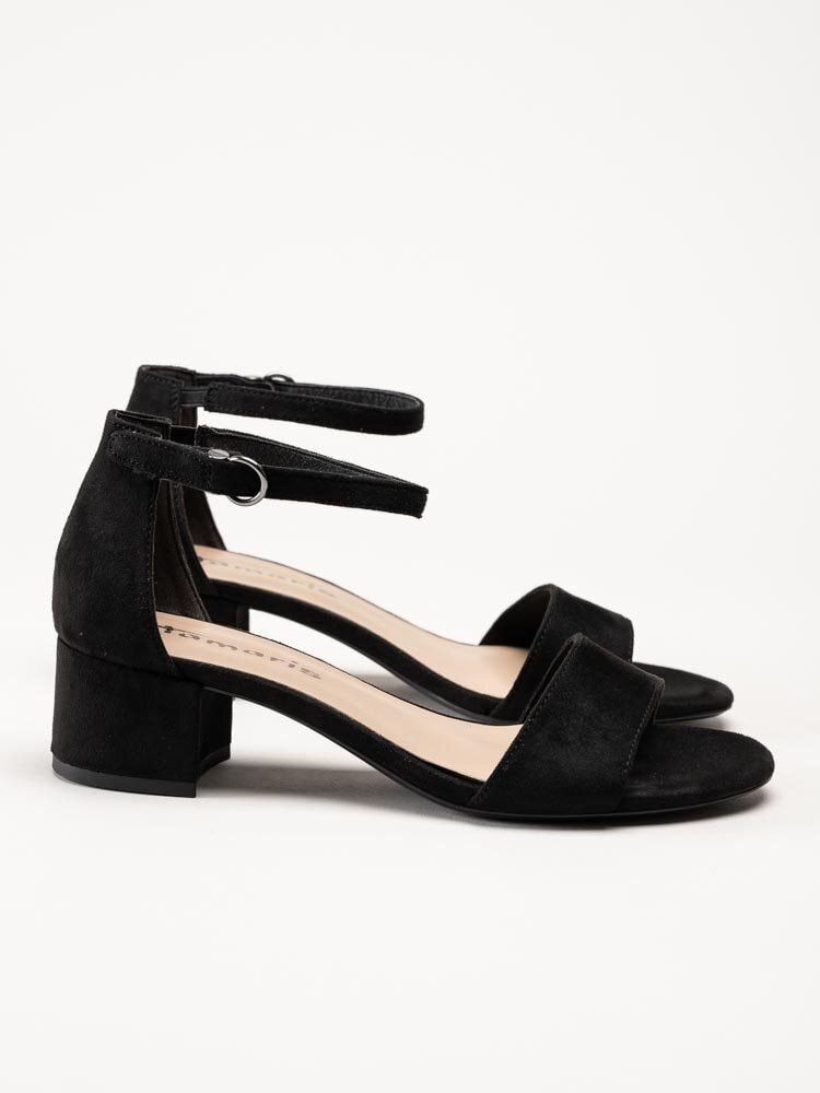 Tamaris - Svarta sandaletter i mockaimitation