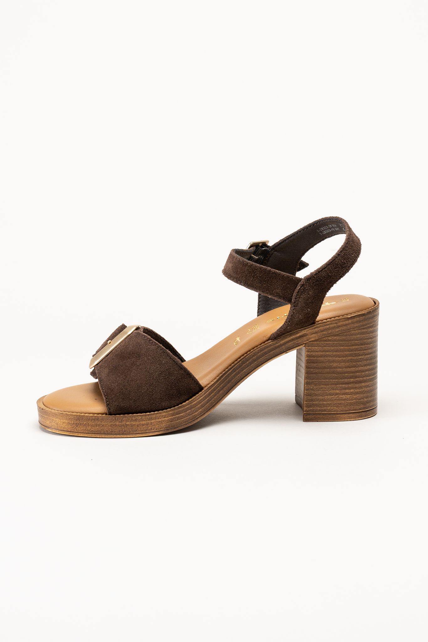 Tamaris - Mörkbruna sandaletter