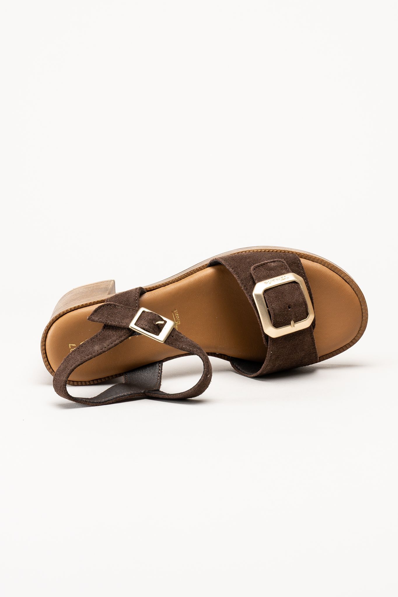 Tamaris - Mörkbruna sandaletter