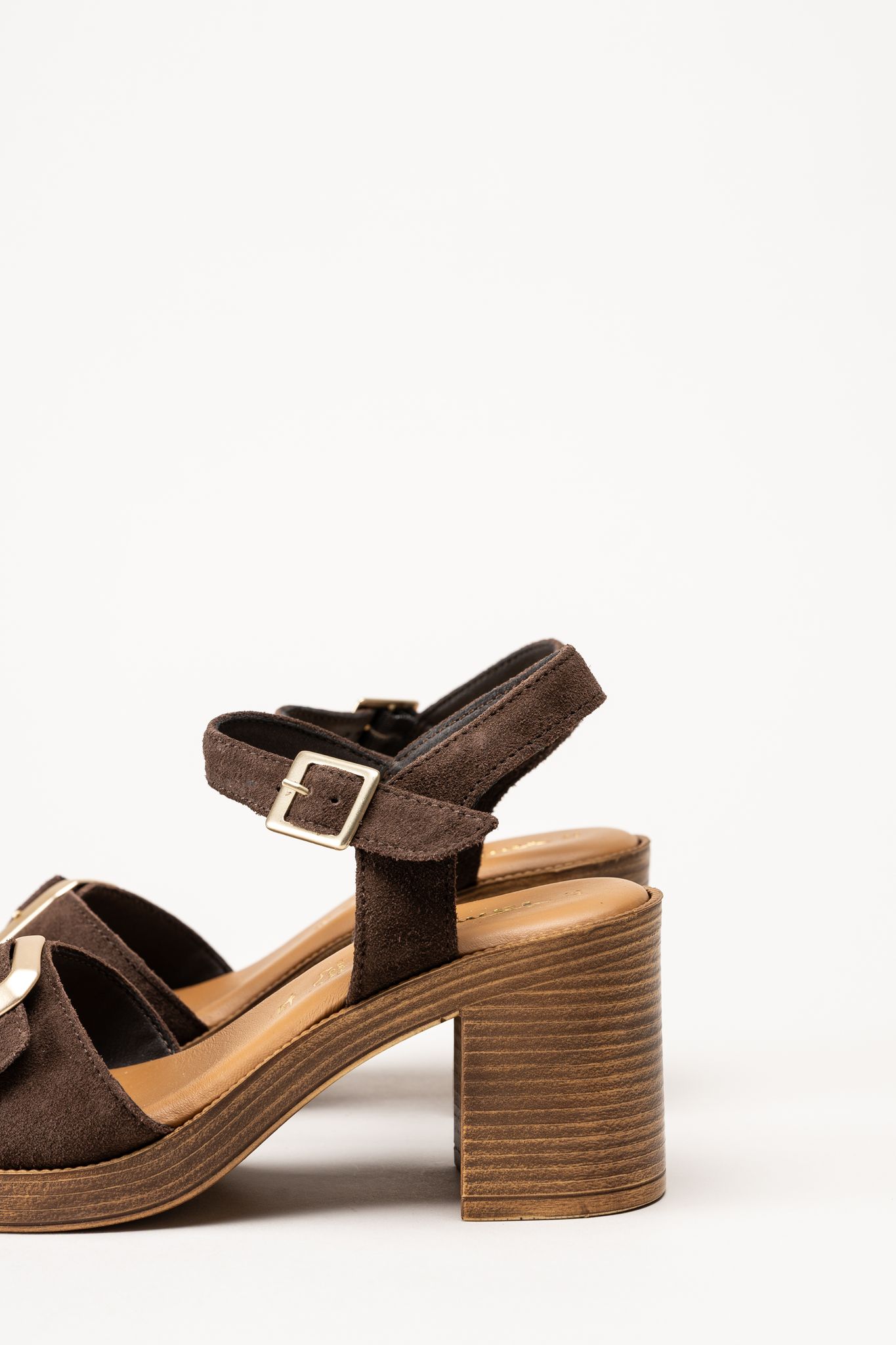 Tamaris - Mörkbruna sandaletter