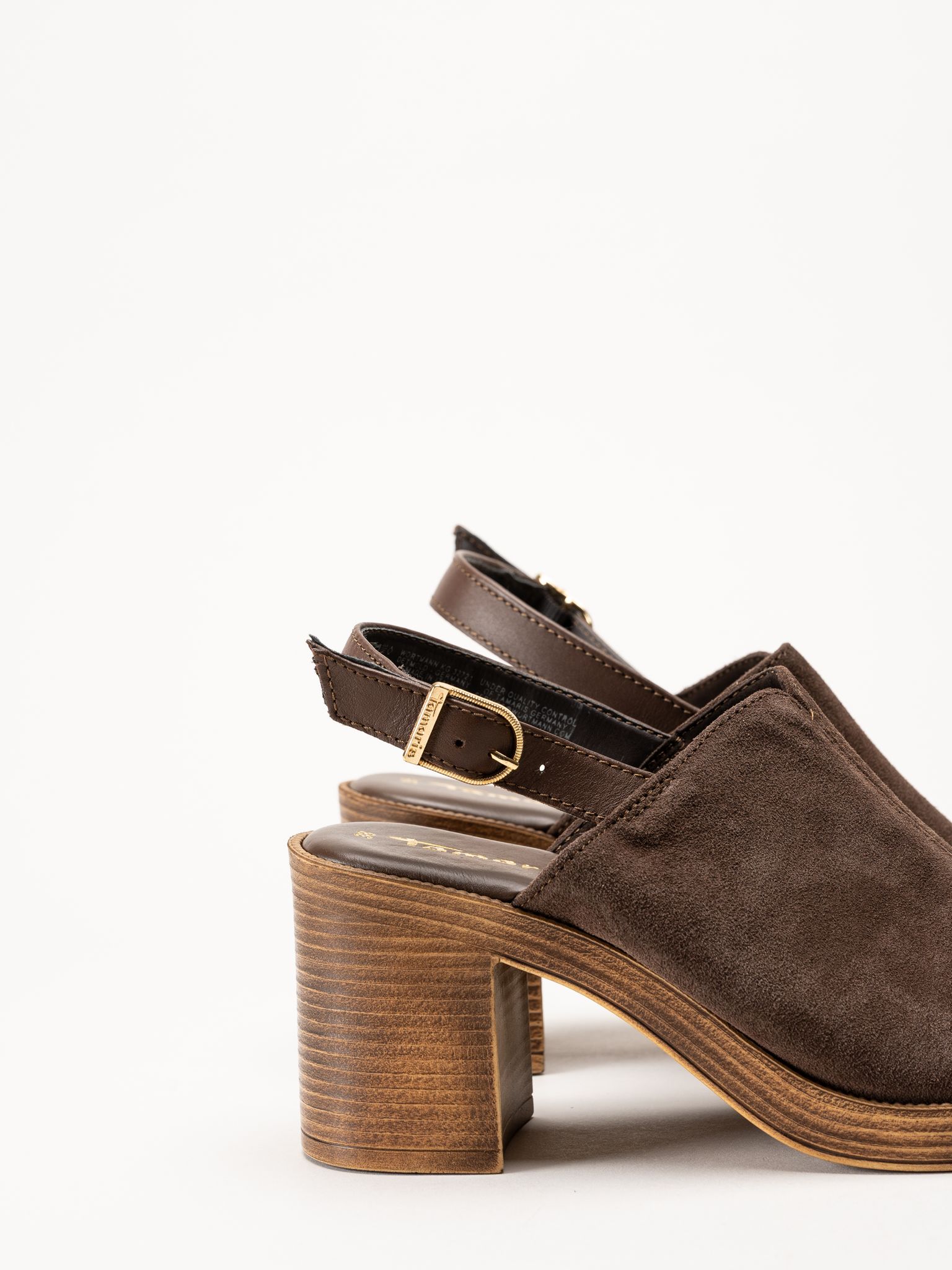 Tamaris - Mörkbruna sandaletter