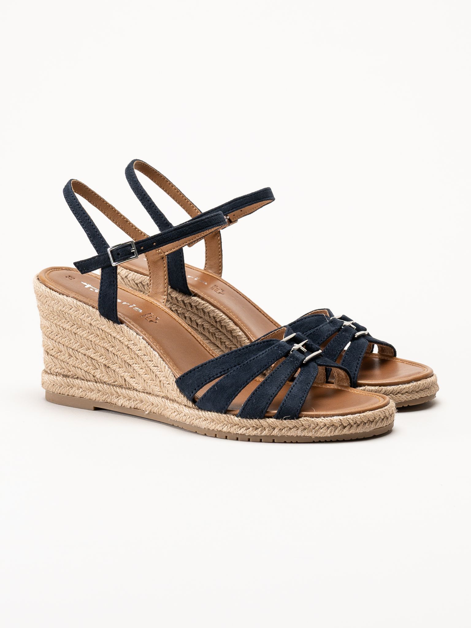 Tamaris - Marinblå sandaletter
