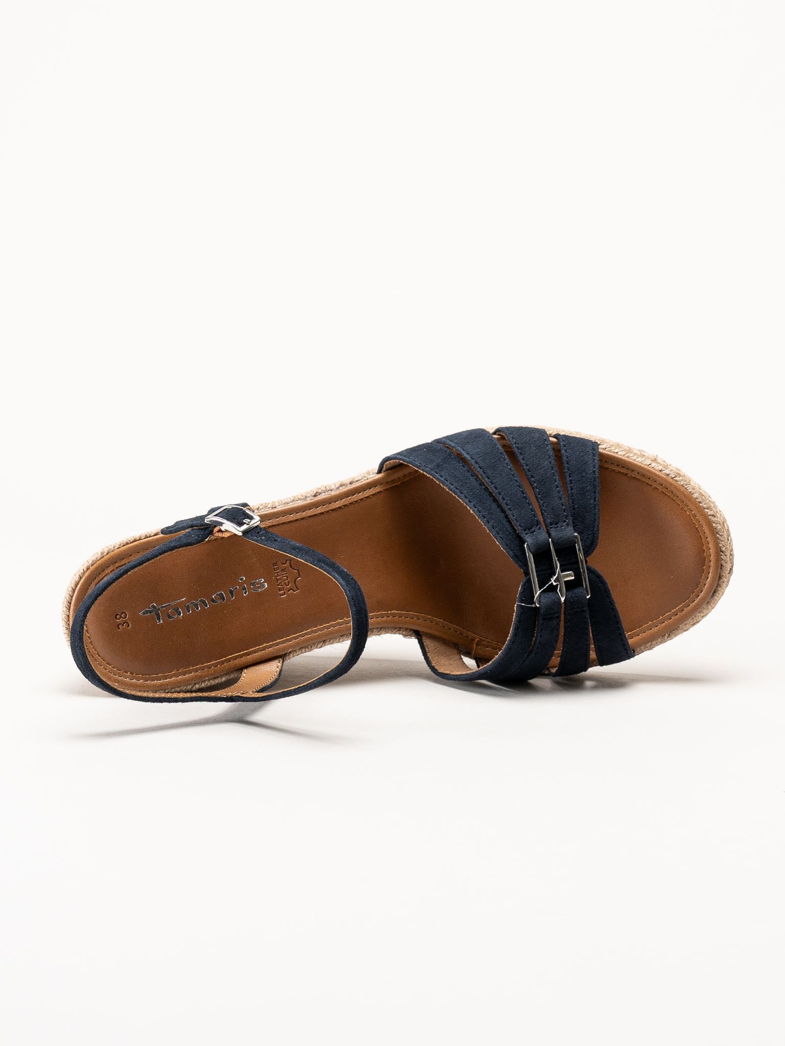 Tamaris - Marinblå sandaletter
