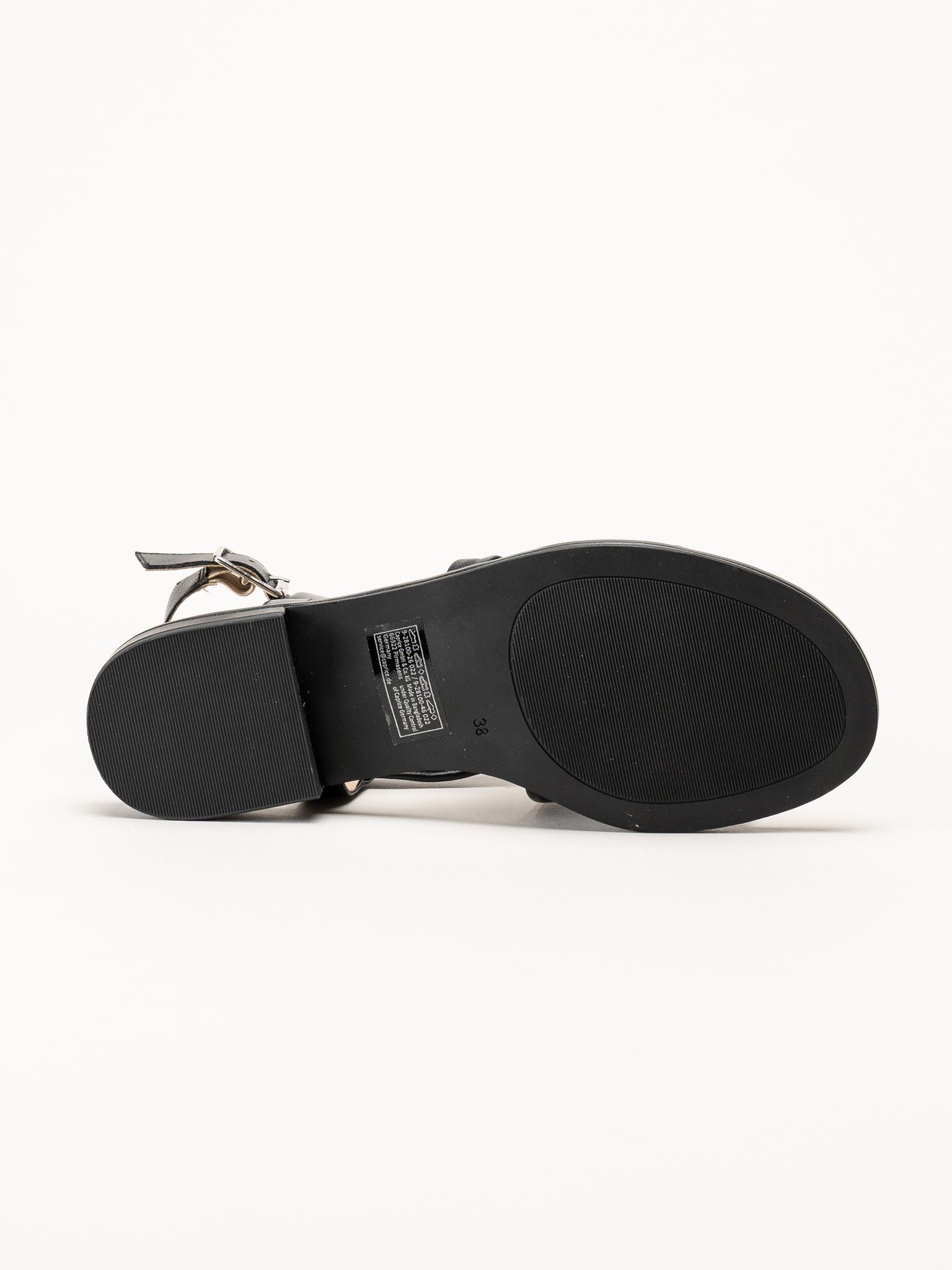 Caprice - Svarta sandaler