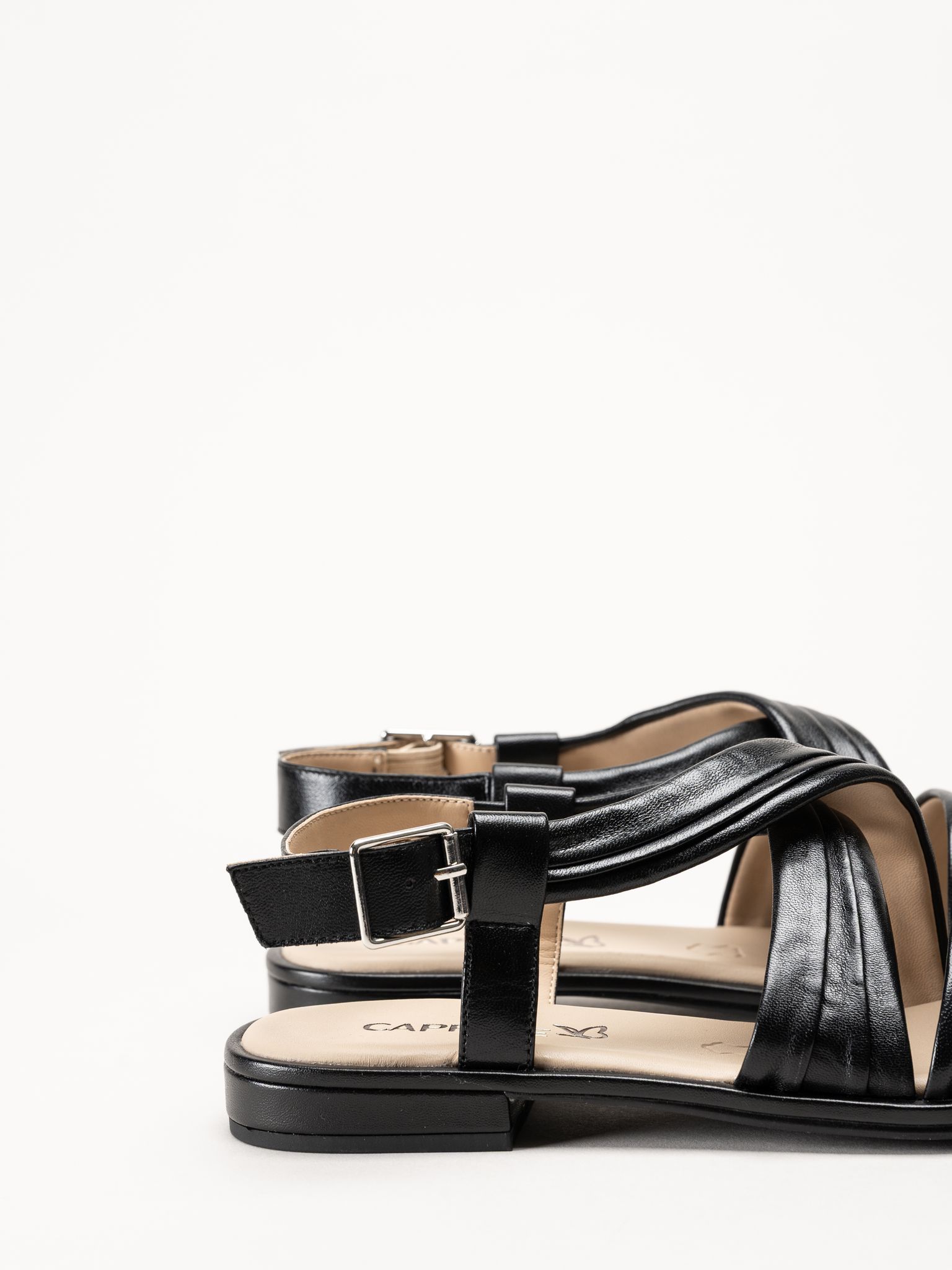 Caprice - Svarta sandaler