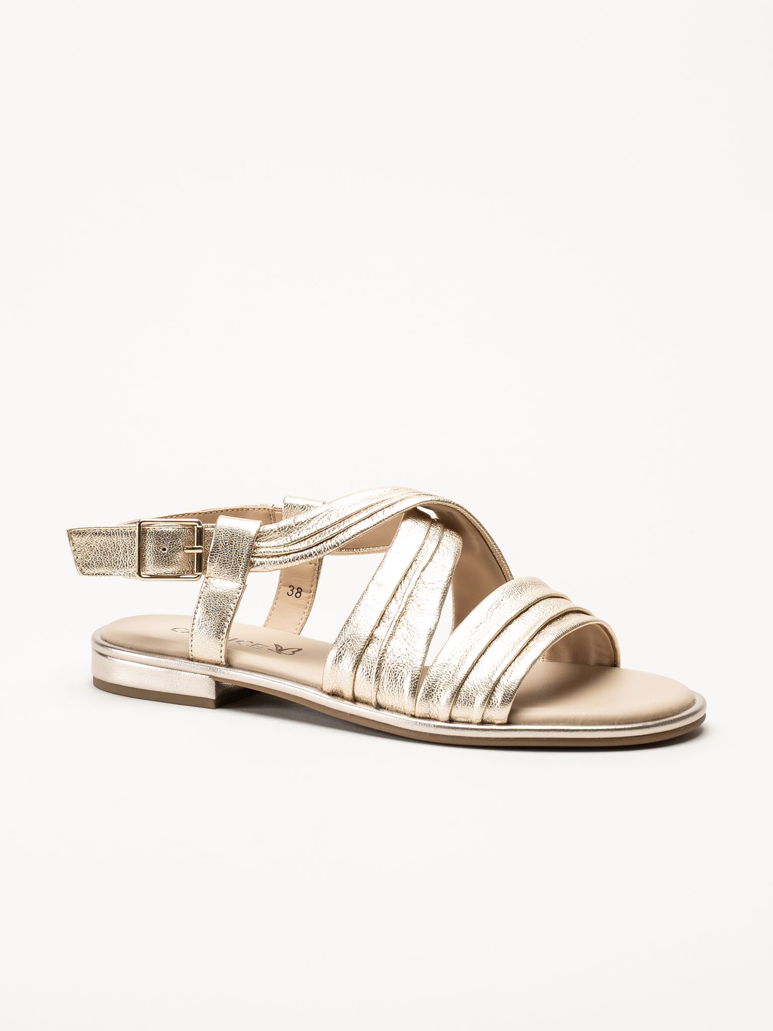 Caprice - Guldfärgade sandaler