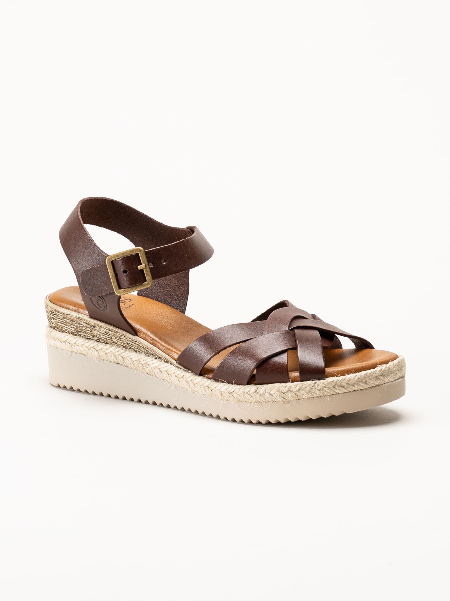 Effortless - Vaquetilla - Mörkbruna sandaletter