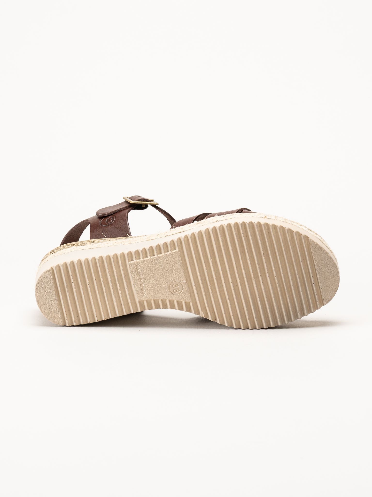 Effortless - Vaquetilla - Mörkbruna sandaletter