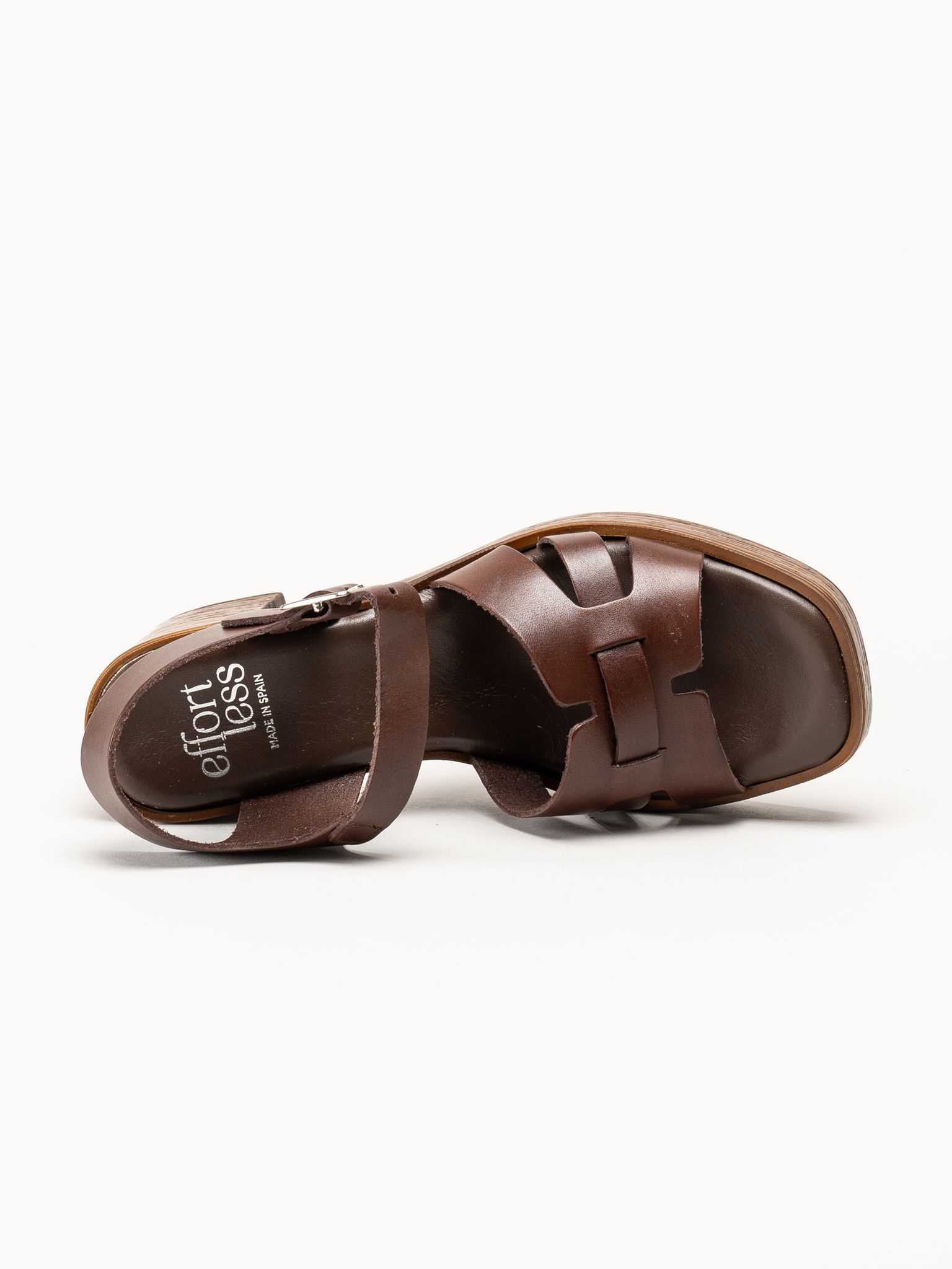 Effortless - Vaquetilla - Bruna sandaletter